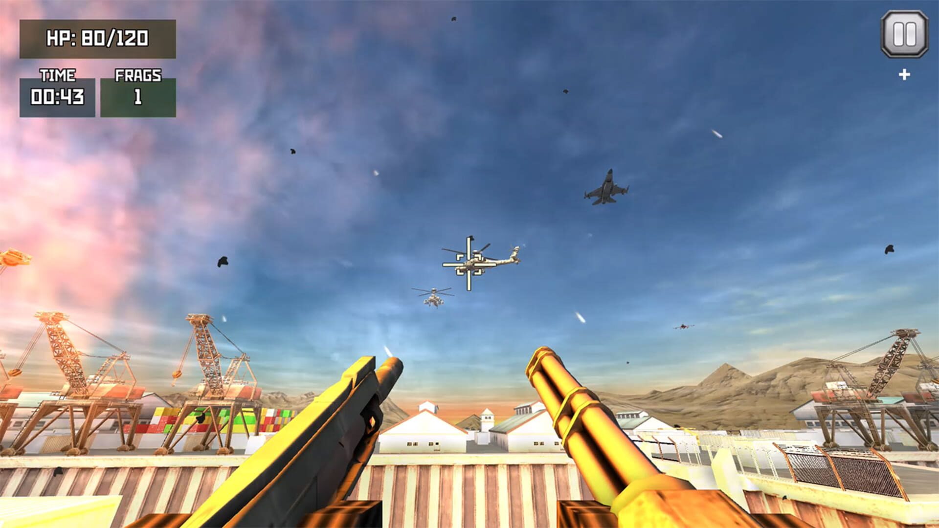 Defend the Base: Tower Turret Shooting Range screenshot 1