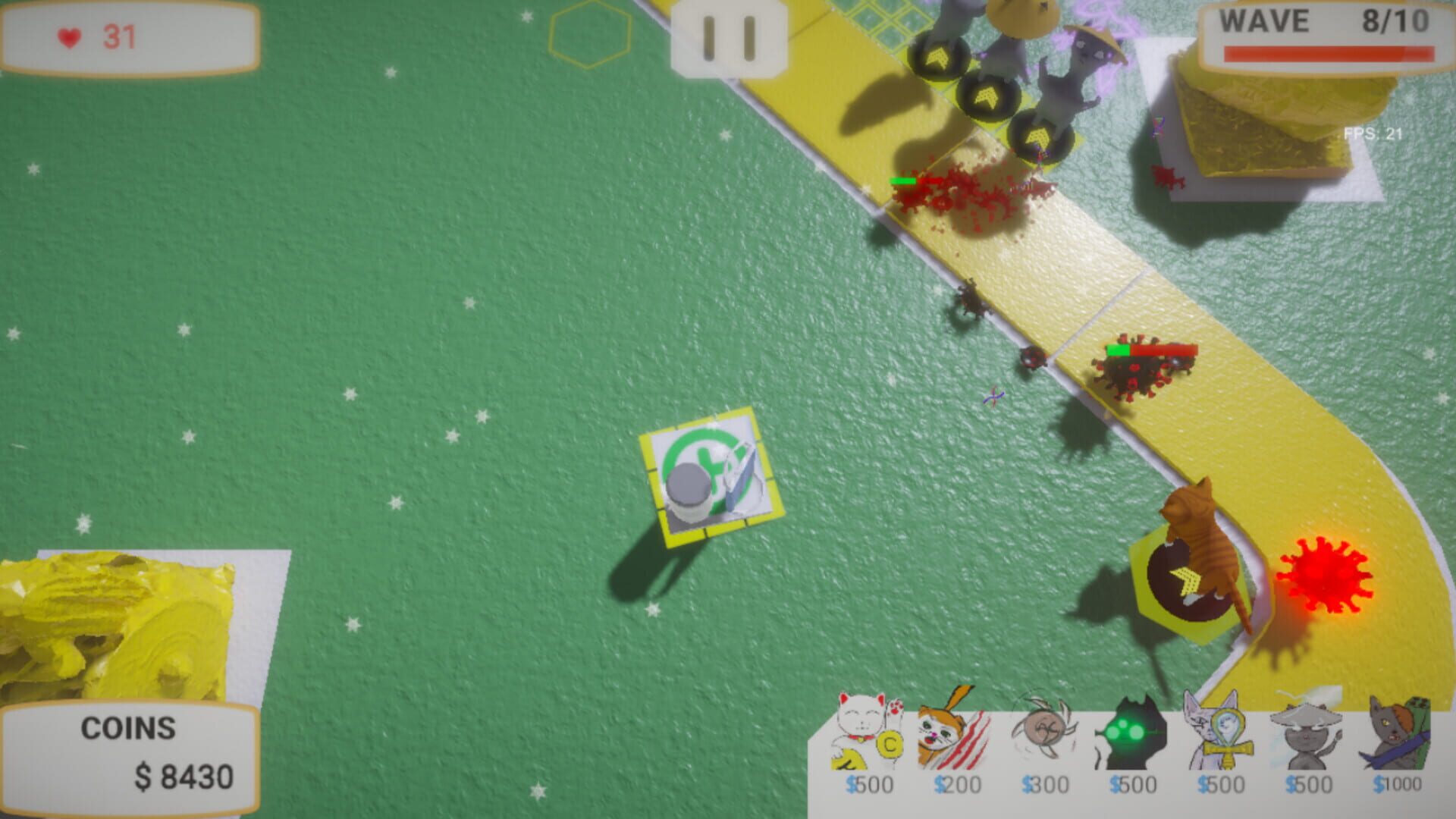 Cats vs. Ghosts screenshot 1