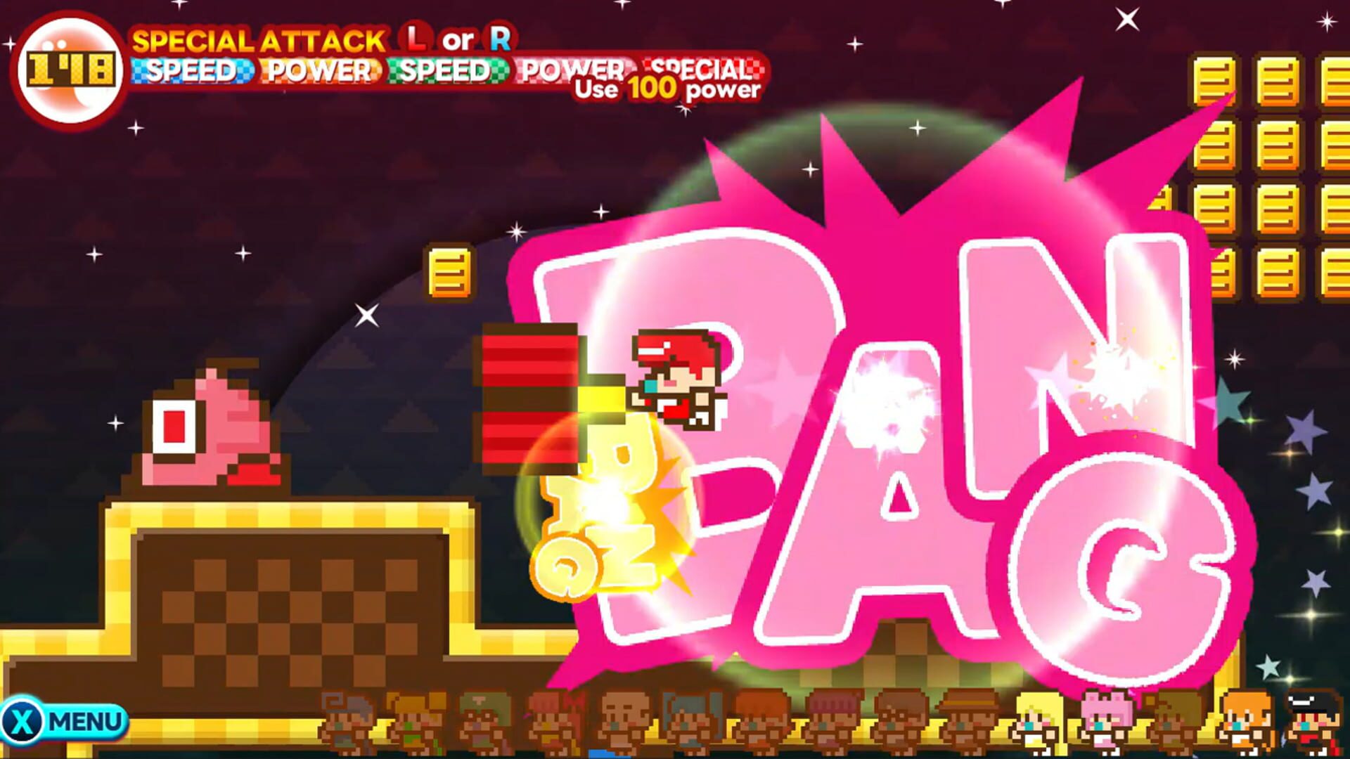 Pixel Game Maker Series: LunLun Superherobabys DX screenshot 1