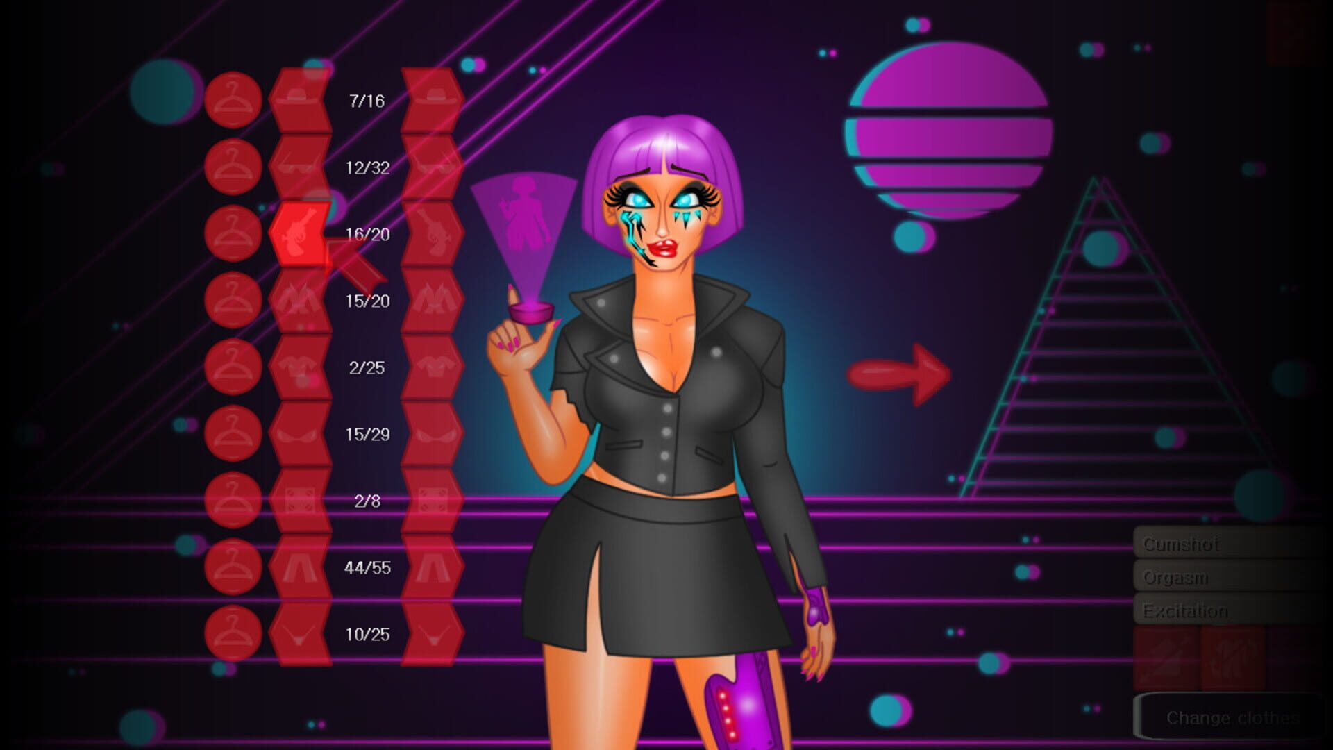Cyberpunk Sex Simulator screenshot 1