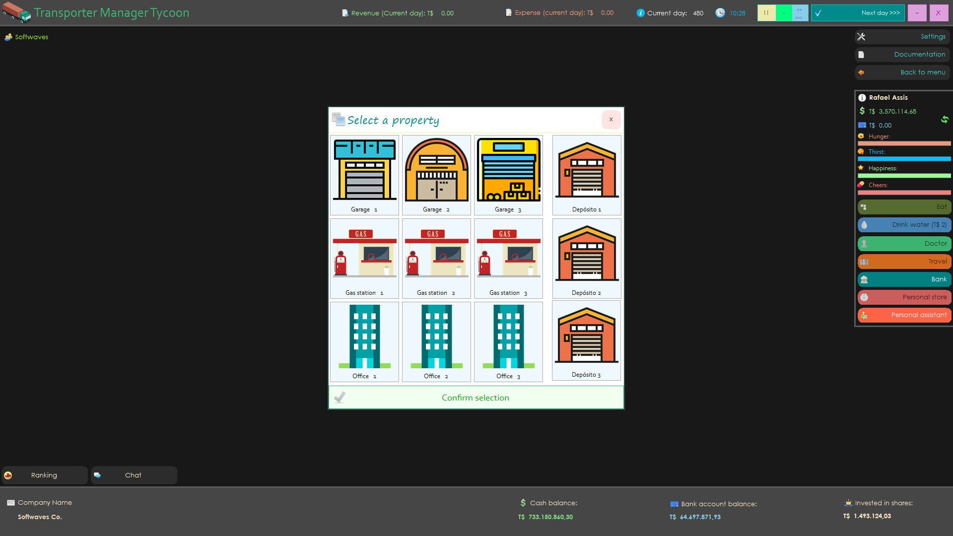 Transporter Manager Tycoon screenshot 1
