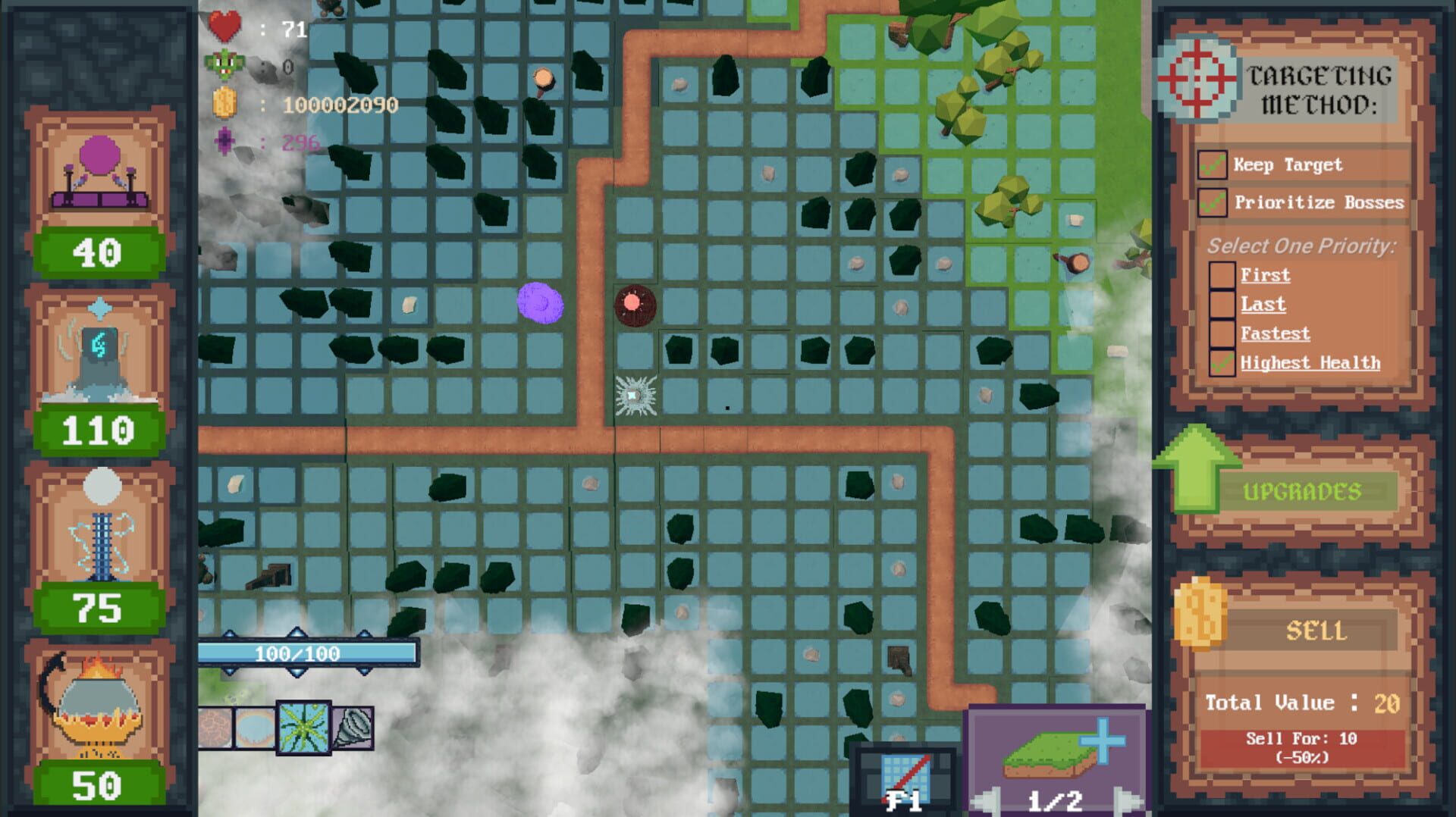Tower of Grimoiria screenshot 1