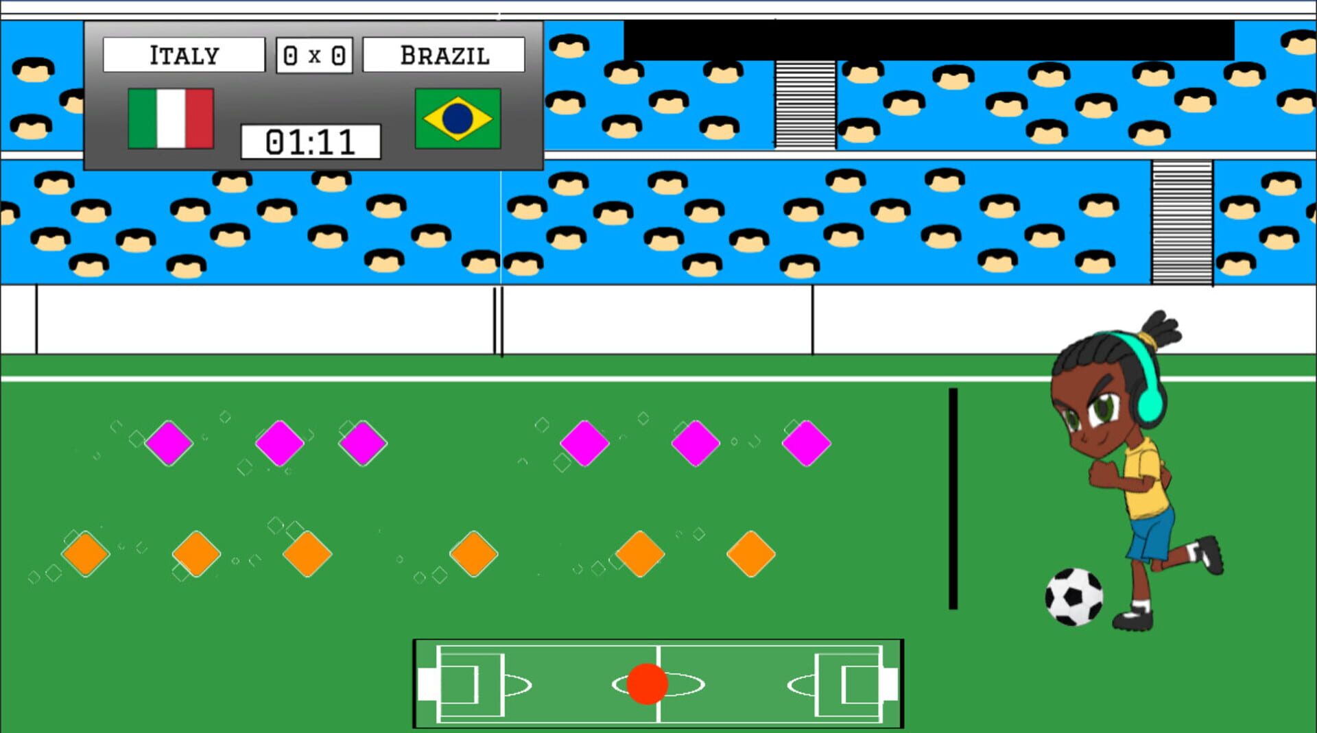 Rhythm Soccer screenshot 1