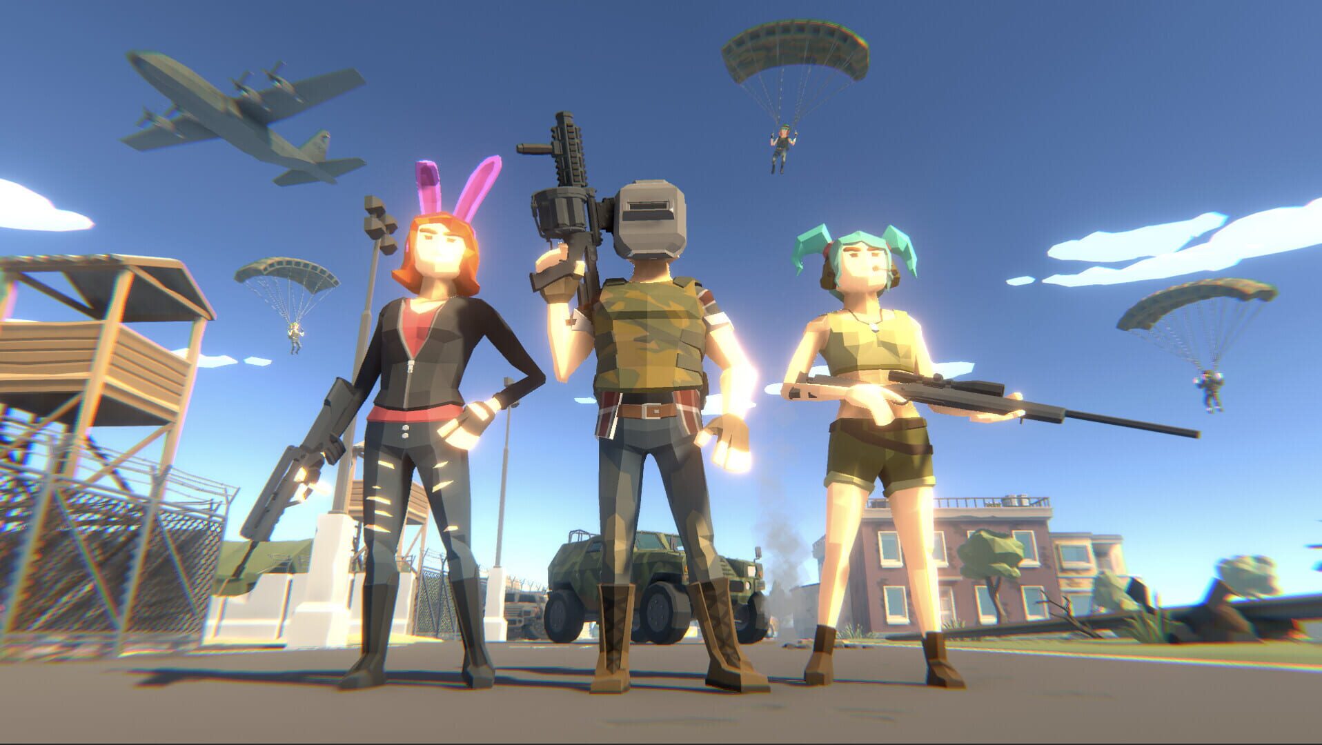 Polygon Bit Battle Royale screenshot 1