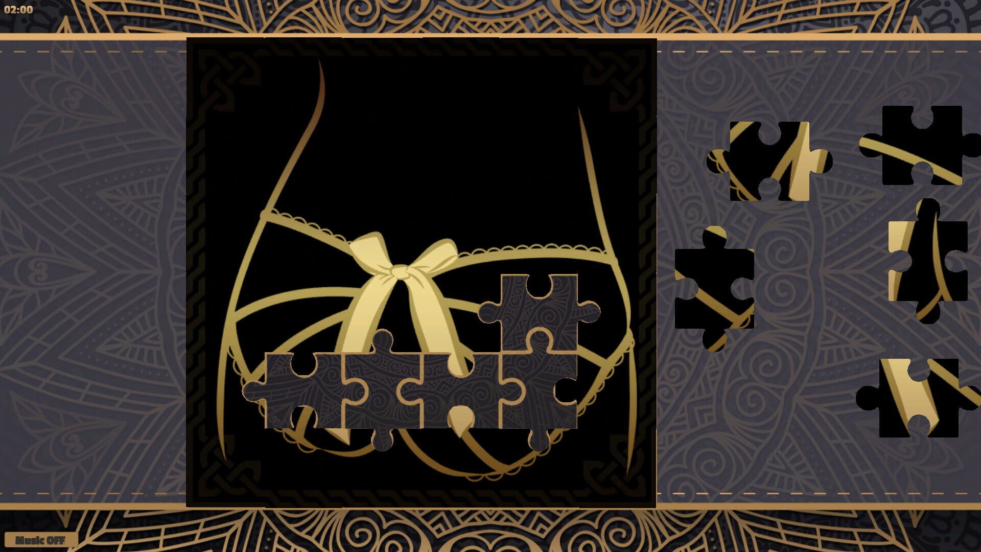 LineArt Jigsaw Puzzle: Erotica 3 screenshot 1