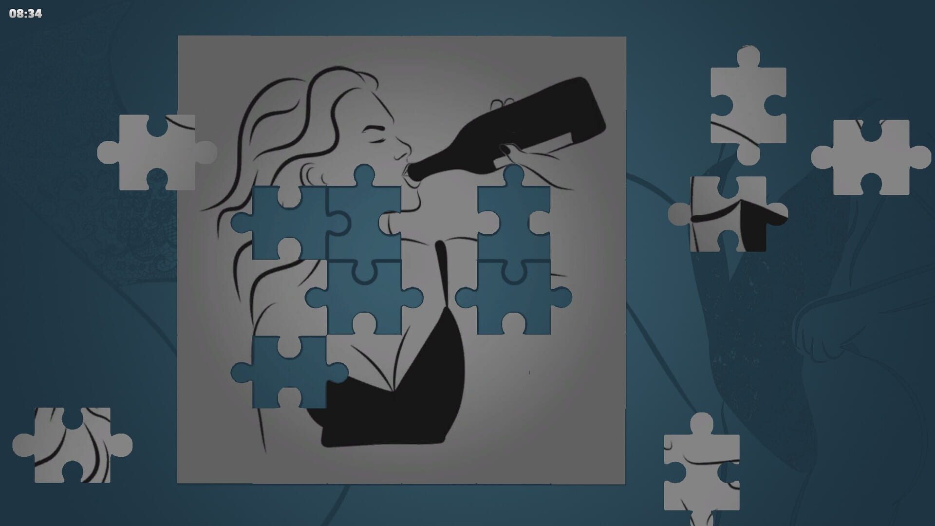LineArt Jigsaw Puzzle: Erotica screenshot 1
