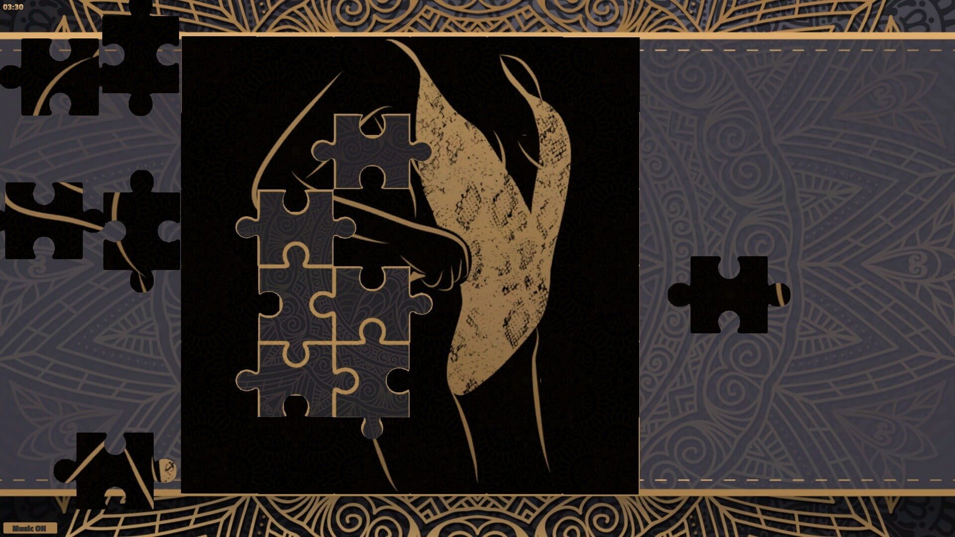 LineArt Jigsaw Puzzle: Erotica 2 screenshot 1