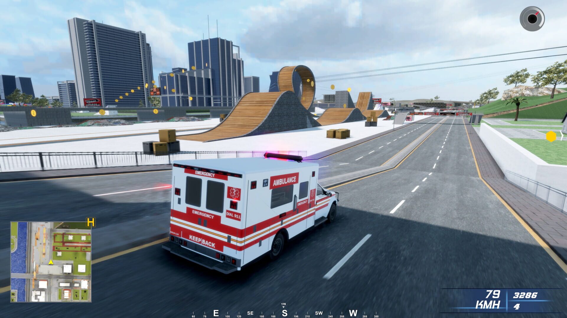 Ambulance Emergency Simulation screenshot 1