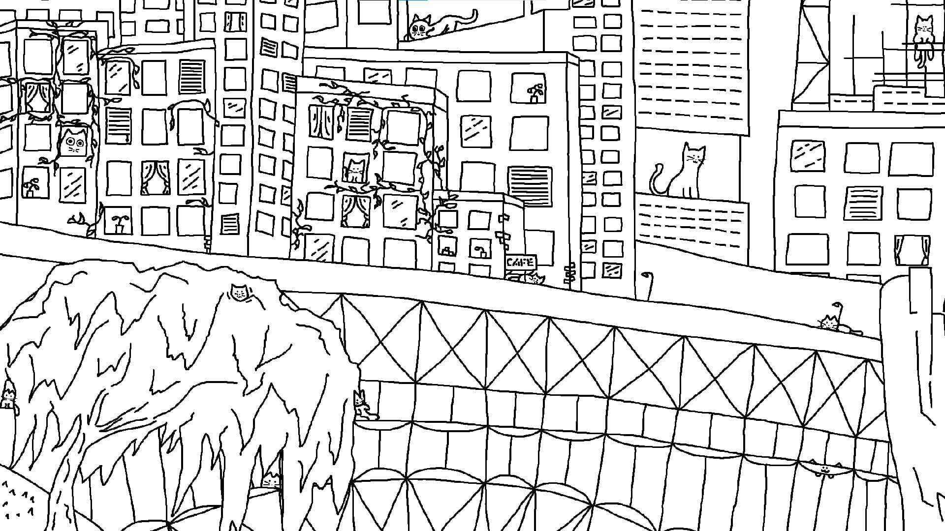 Looking For Cats In a Badly Drawn City screenshot 1