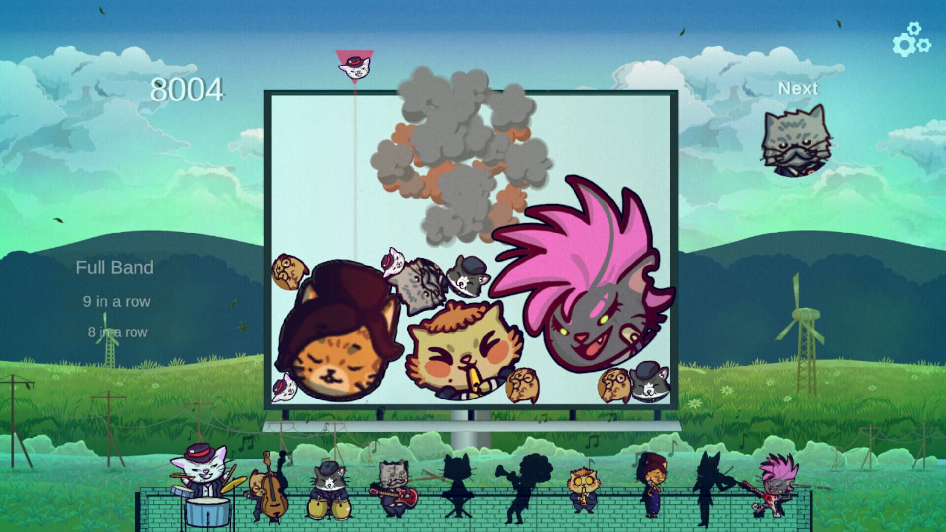 Roofcats Band: Suika Style screenshot 1