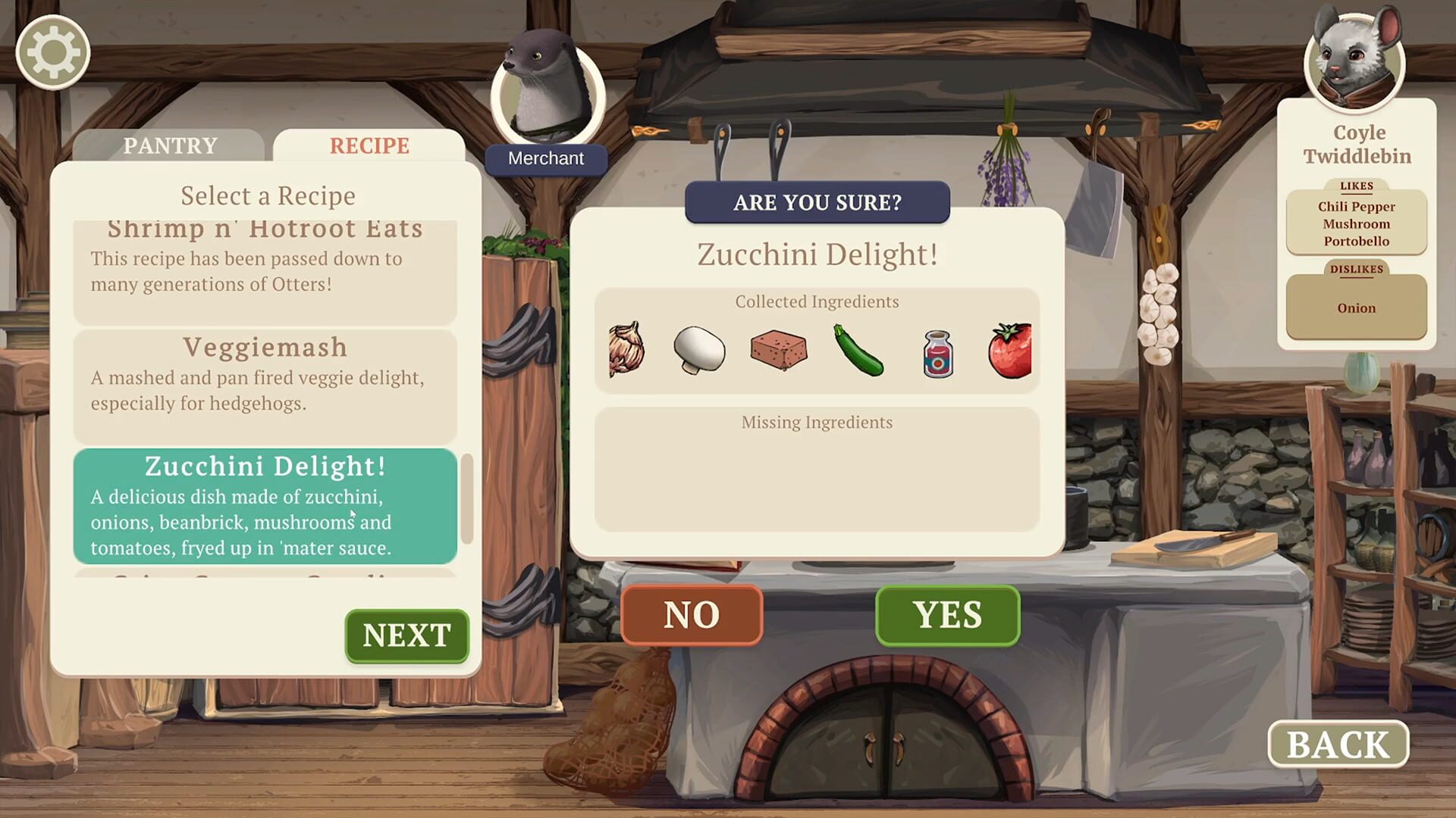 The Lost Legends of Redwall: Feasts & Friends screenshot 1