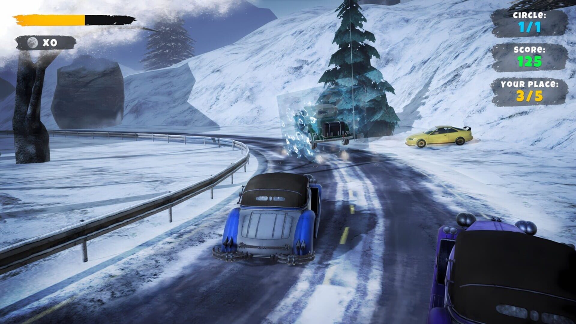 Car Racing Ice: Classic screenshot 1