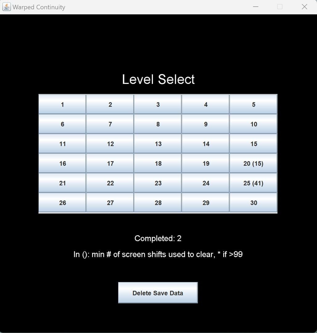 Warped Continuity screenshot 1
