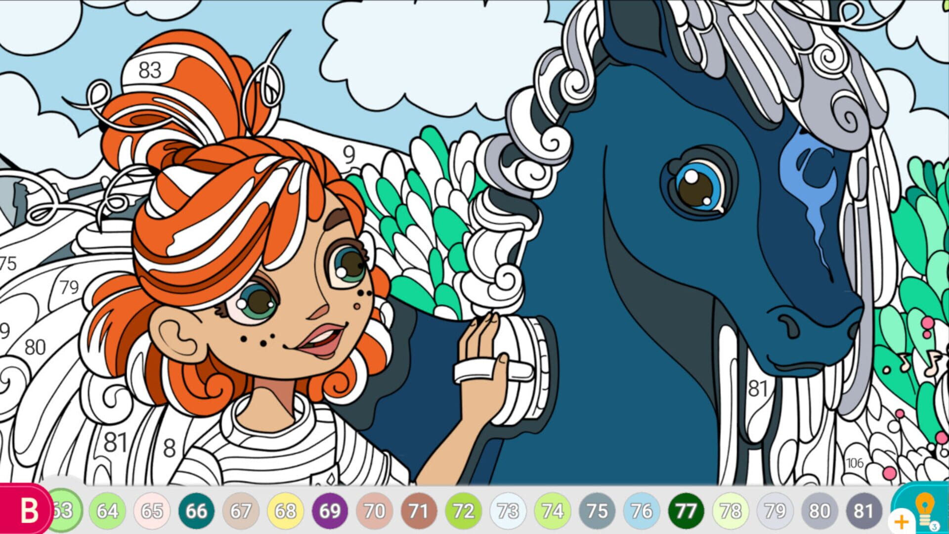 Pony World: Color by Numbers & Animal Golf: Battle Race Bundle screenshot 1