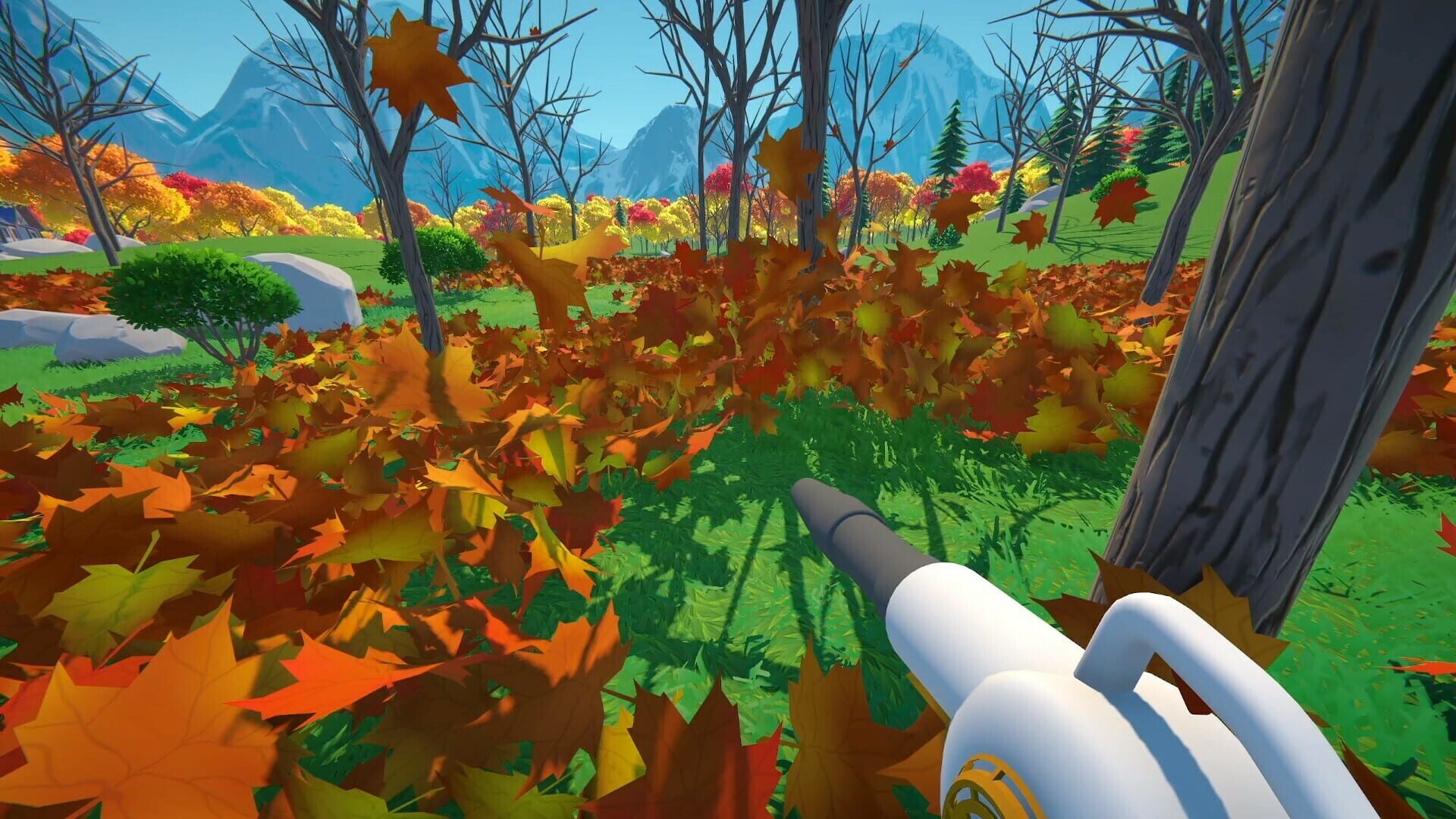 Leaf Blowing Simulator screenshot 1