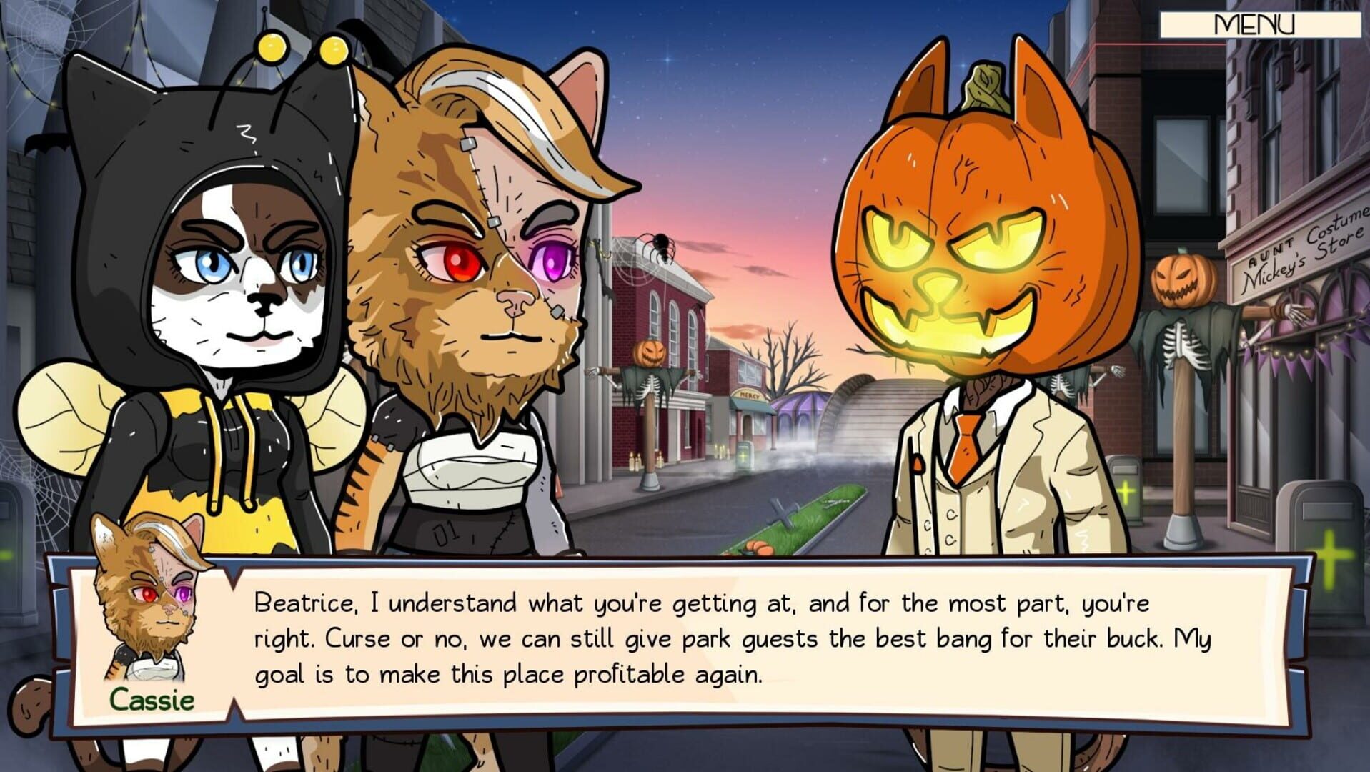 Furry Shakespeare: To Date Or Not To Date Spooky Cat Girls 2?! screenshot 1