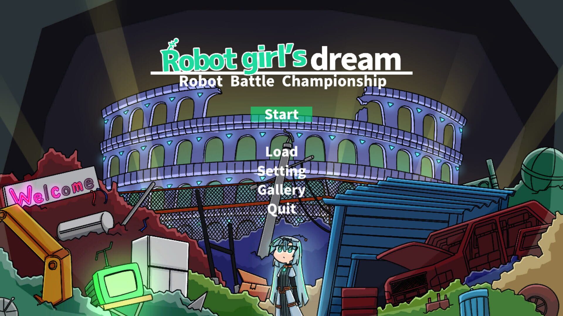 Robot Girl's Dream: Robot Battle Championship screenshot 1