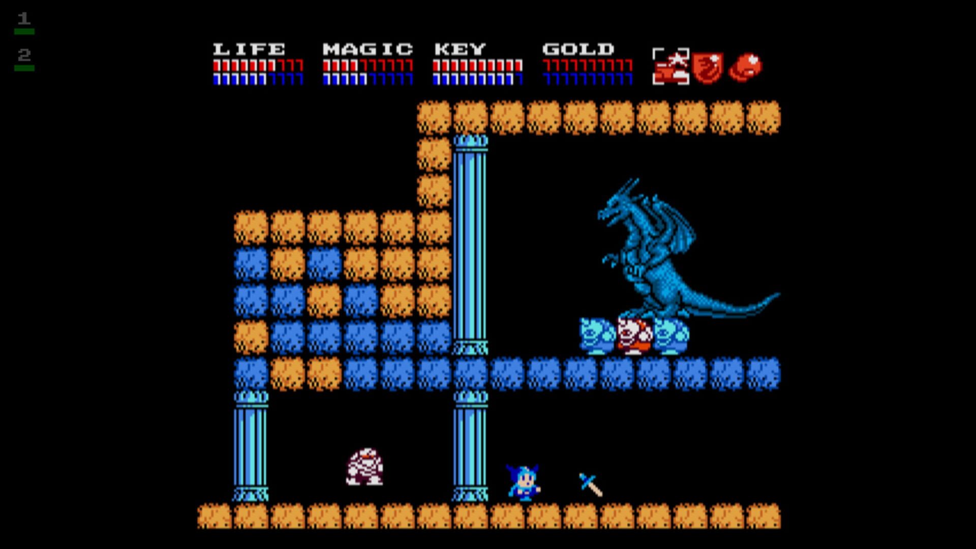 Eggconsole Dragon Slayer IV Draslefamily MSX2 screenshot 1