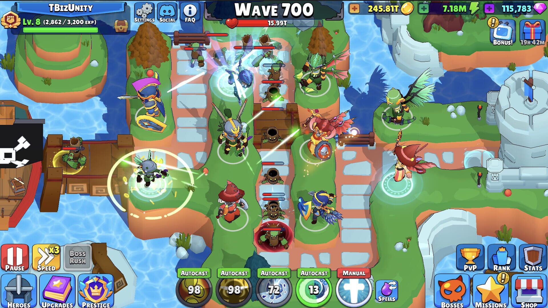 Idle Hero TD screenshot 1