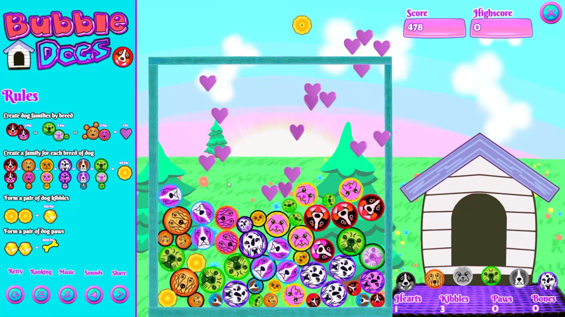 Bubble Dogs screenshot 1