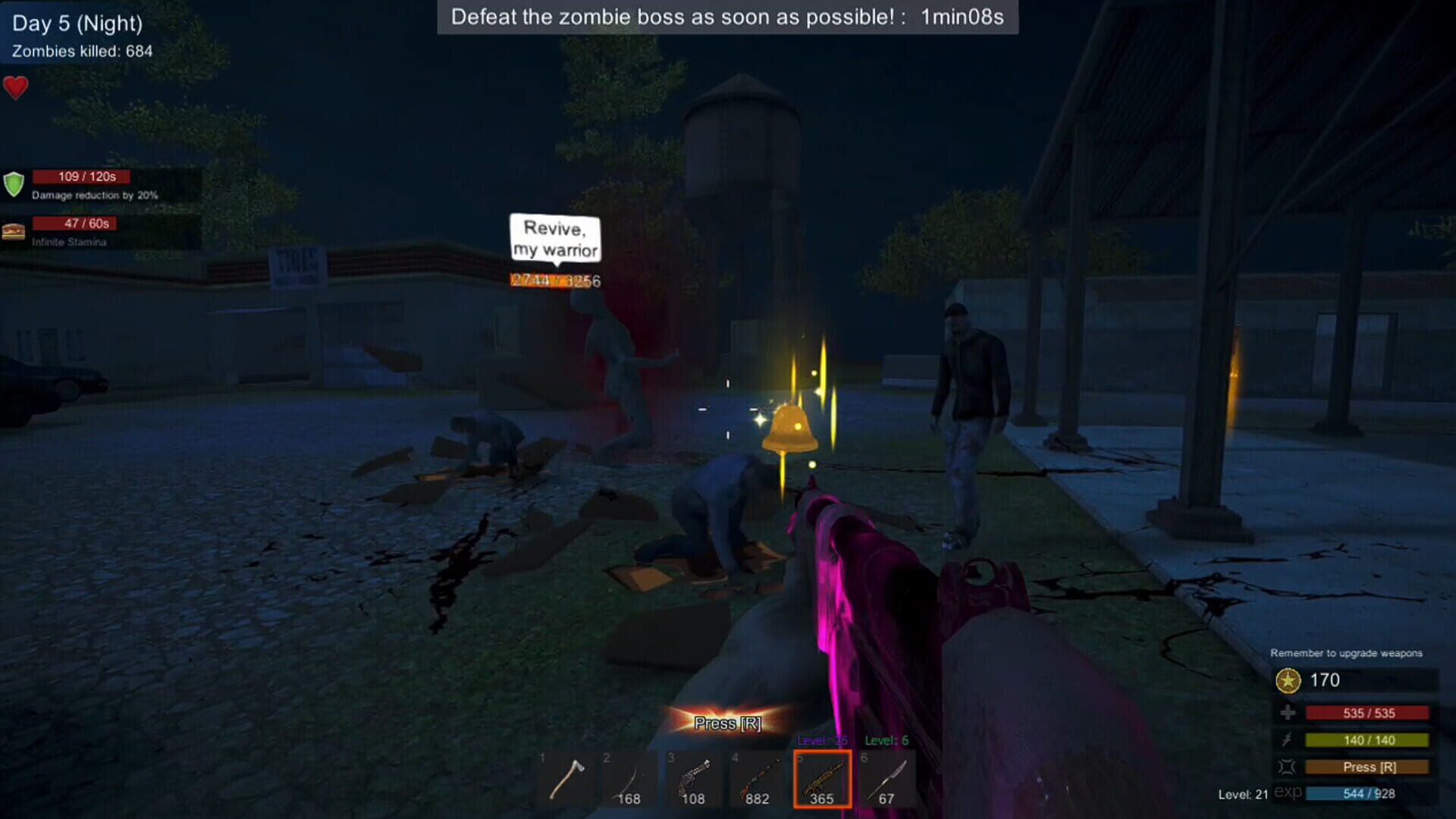 Oops! Zombie Swarm screenshot 1