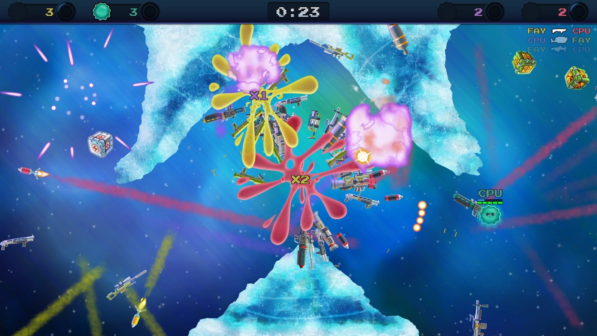 Armed and Gelatinous: Couch Edition screenshot 1