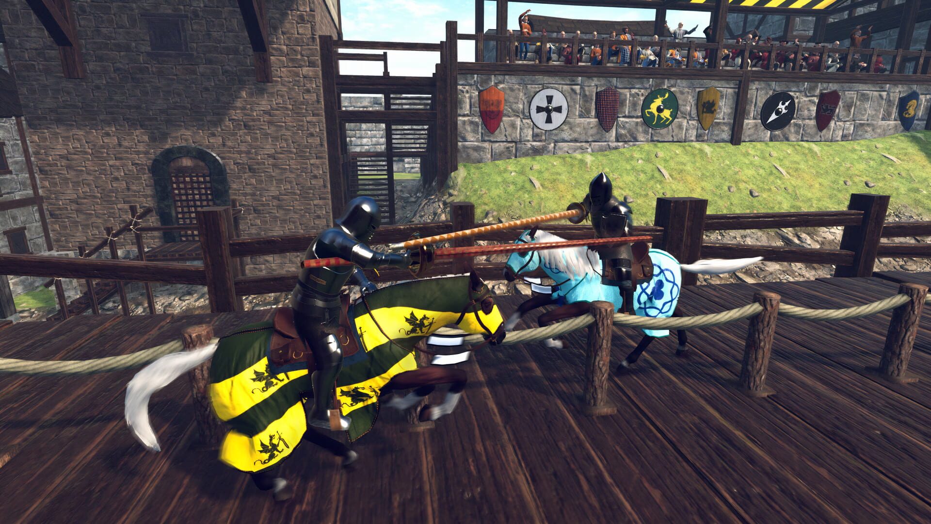Mounted Knights Battle: Medieval Warrior Honor Simulator screenshot 1