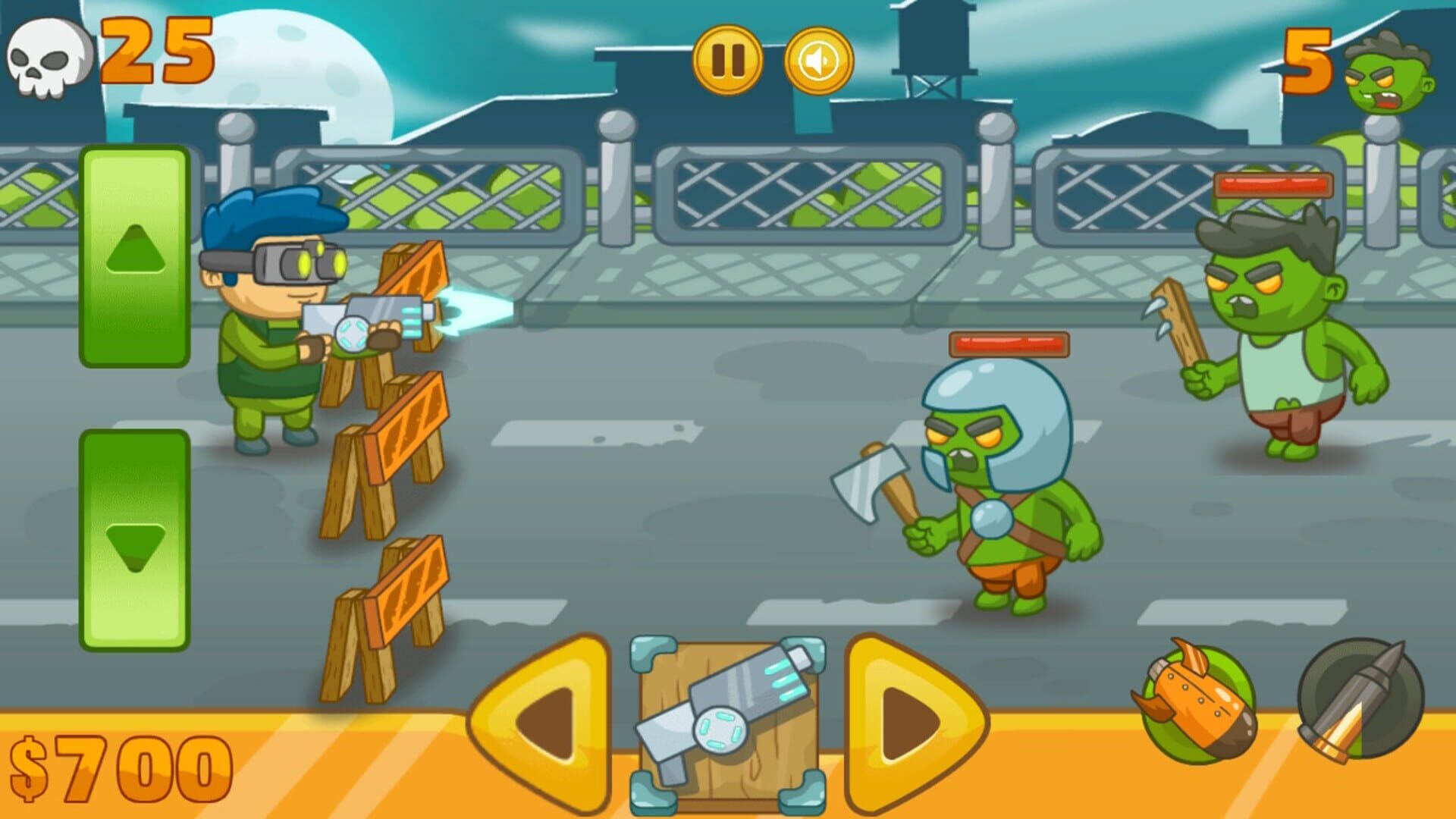 Zombie Night Defense screenshot 1