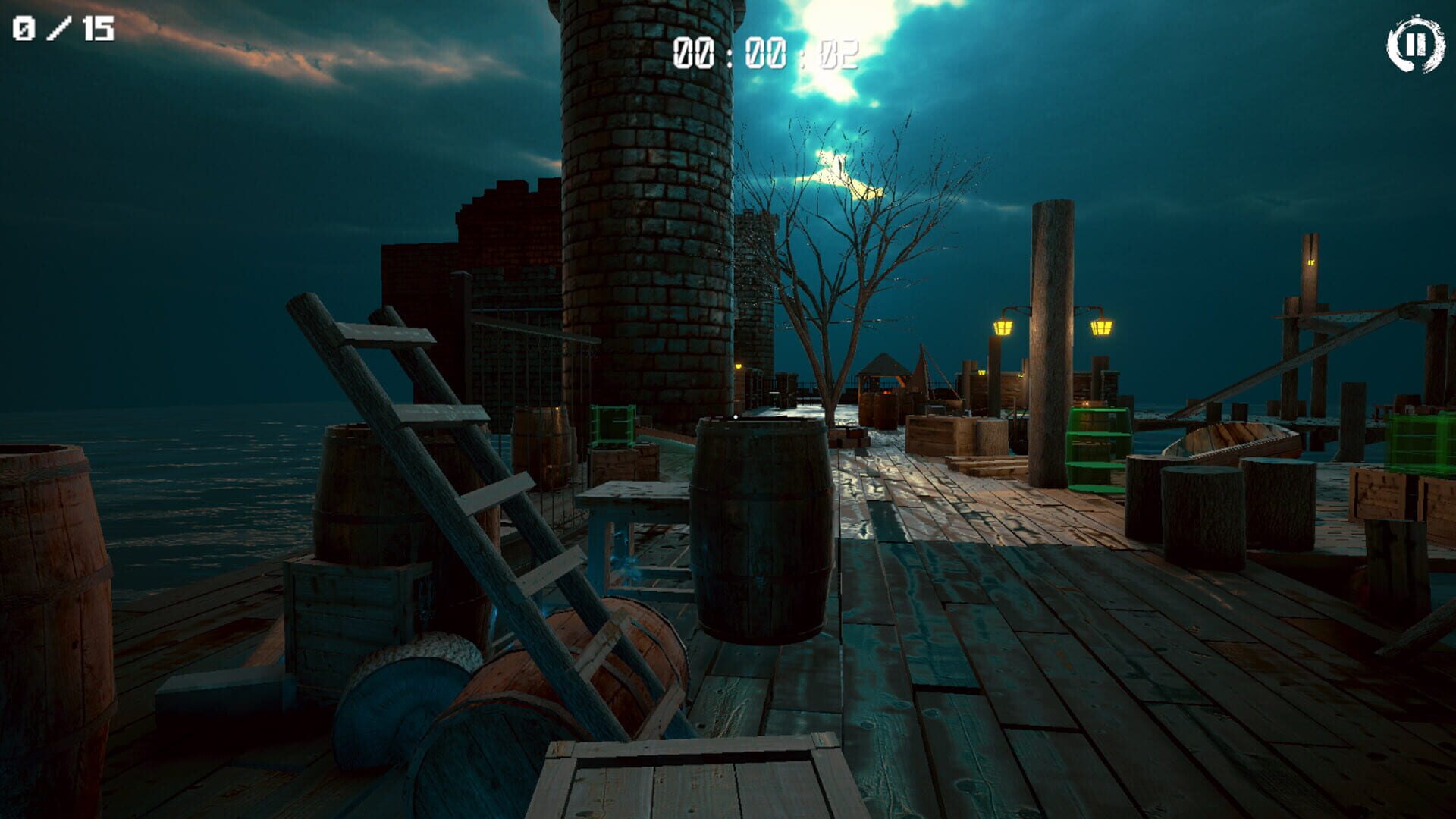 3D Puzzle: Old Sea Port screenshot 1