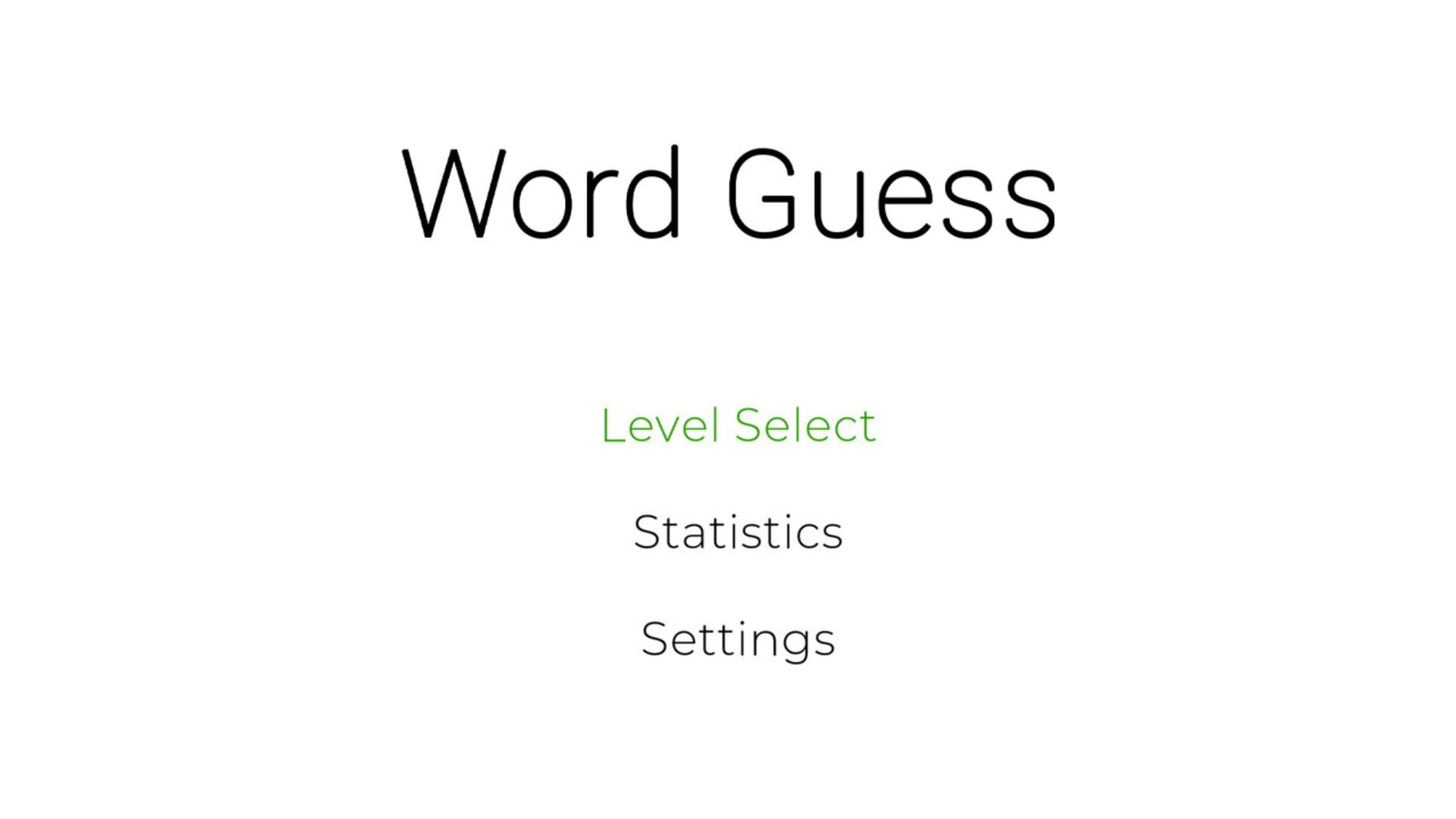 Word Guess screenshot 1