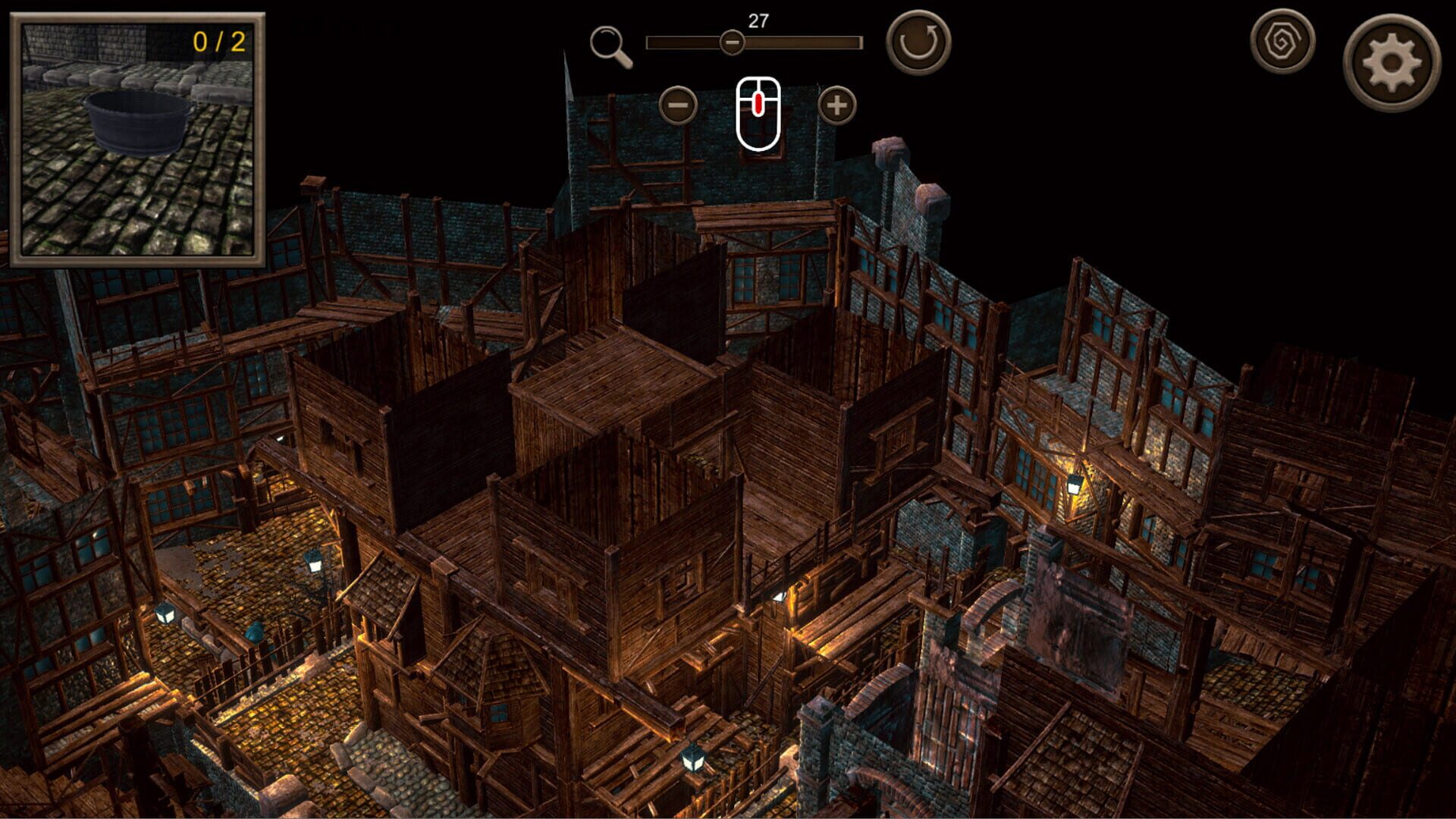 Hidden Haunted Town Top-Down 3D screenshot 1