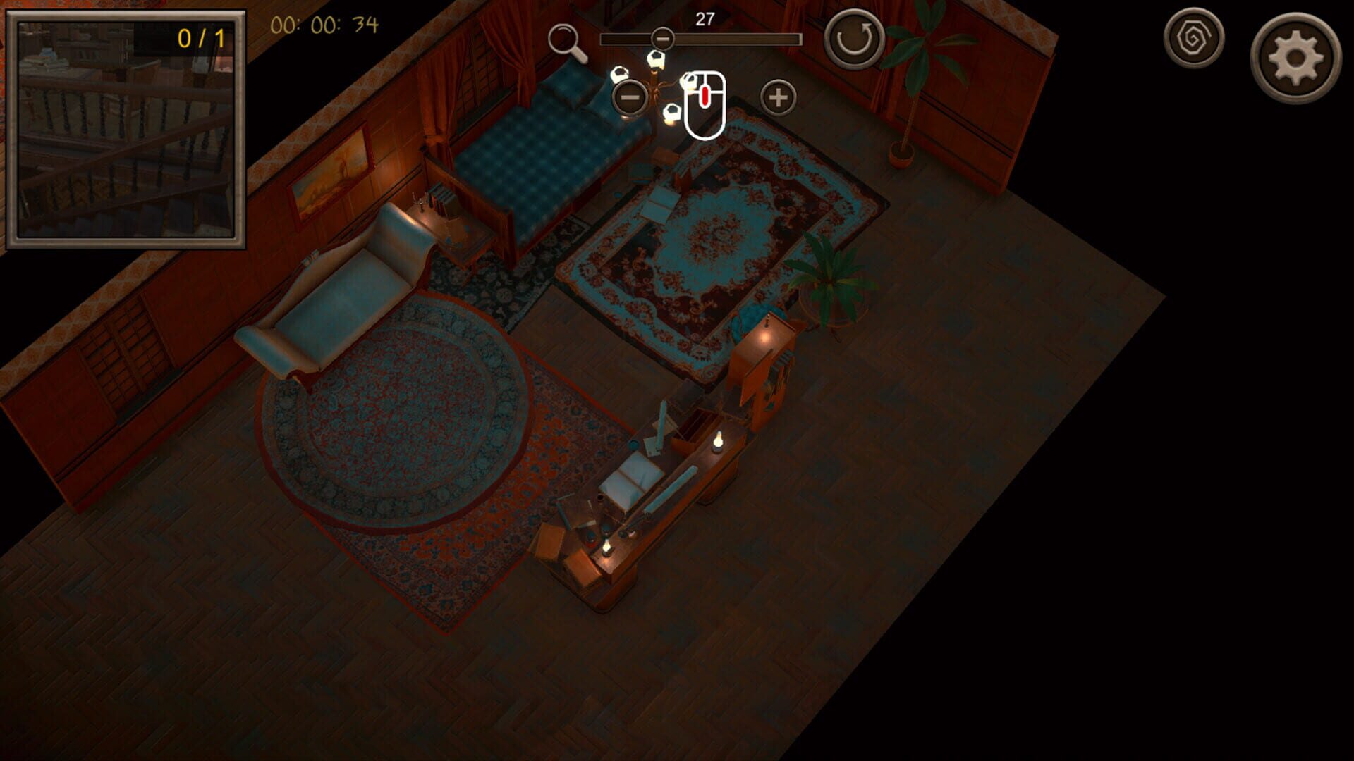 Hidden Old House Top-Down 3D screenshot 1