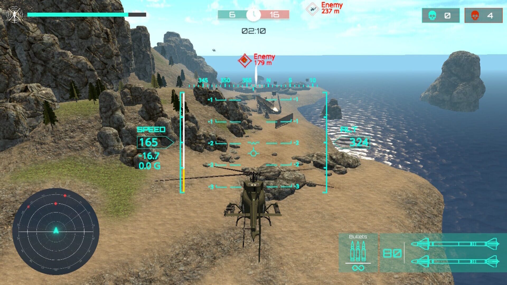 Helicopter Battle Arena Simulator screenshot 1