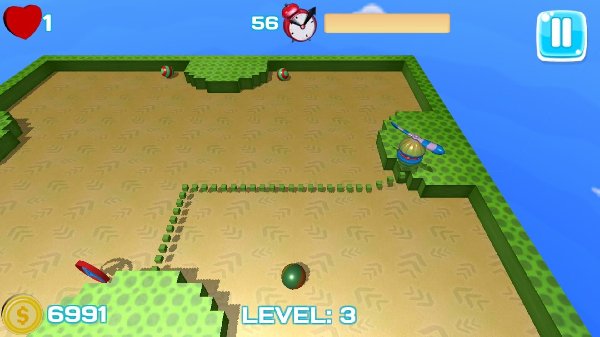 Xonix screenshot 1