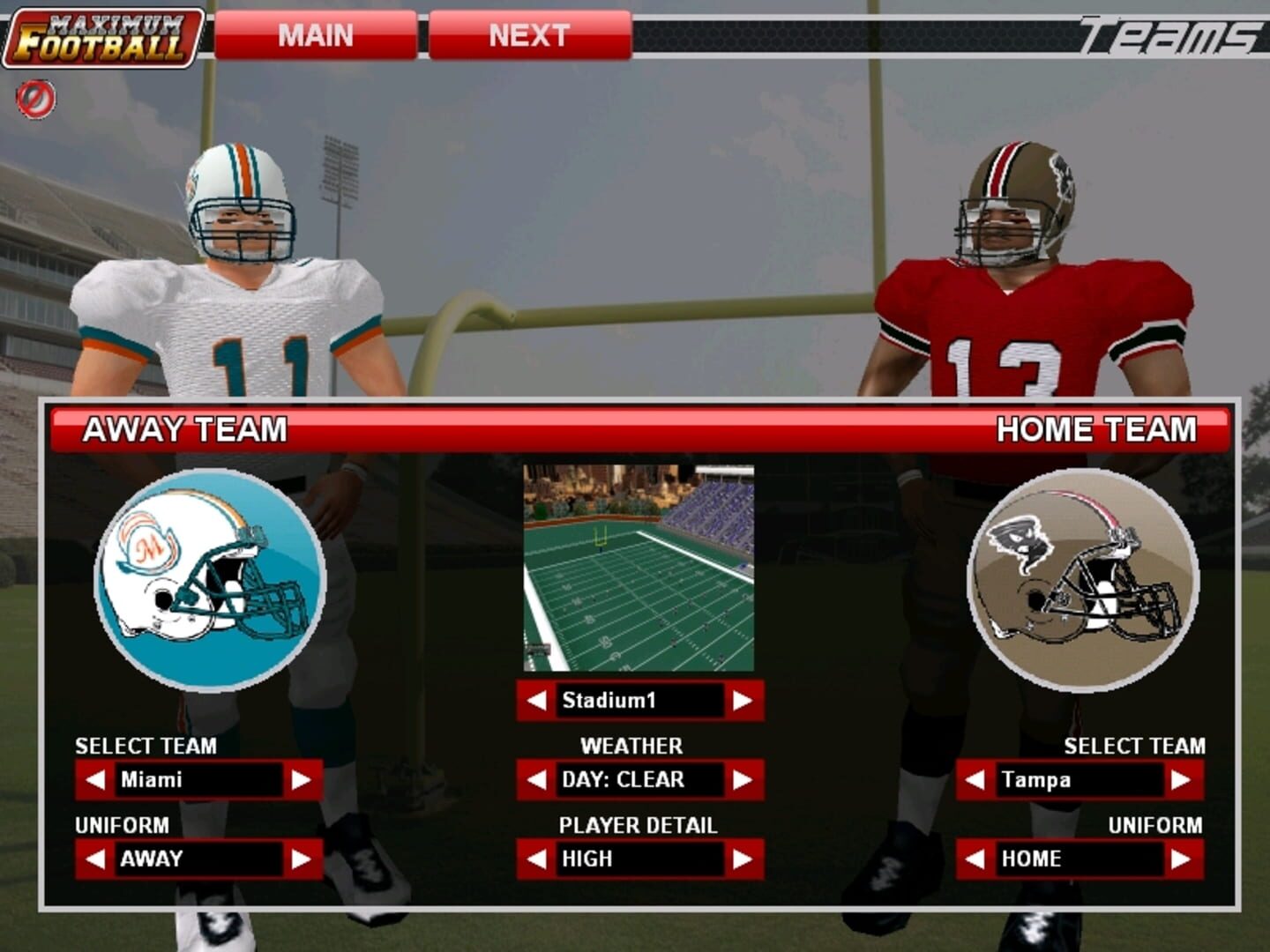 Maximum Football screenshot 1