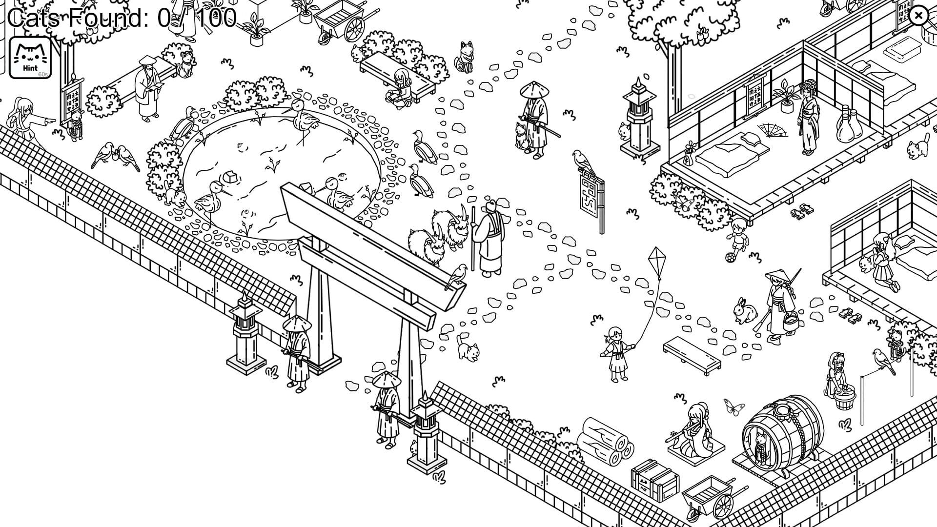 Hidden Cats In Japanese Village screenshot 1