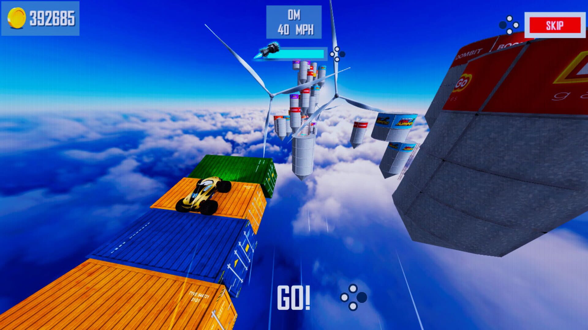 Mega Ramp Car Jumping screenshot 1