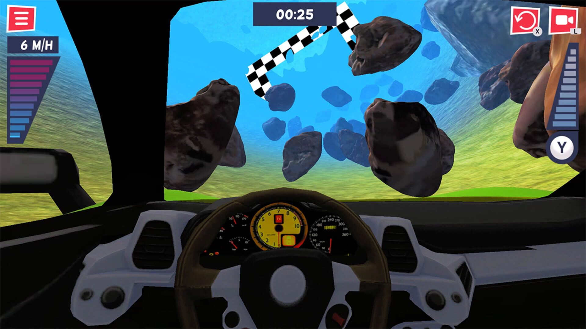 Uphill Stunt Driver: Extreme Racing Simulator screenshot 1