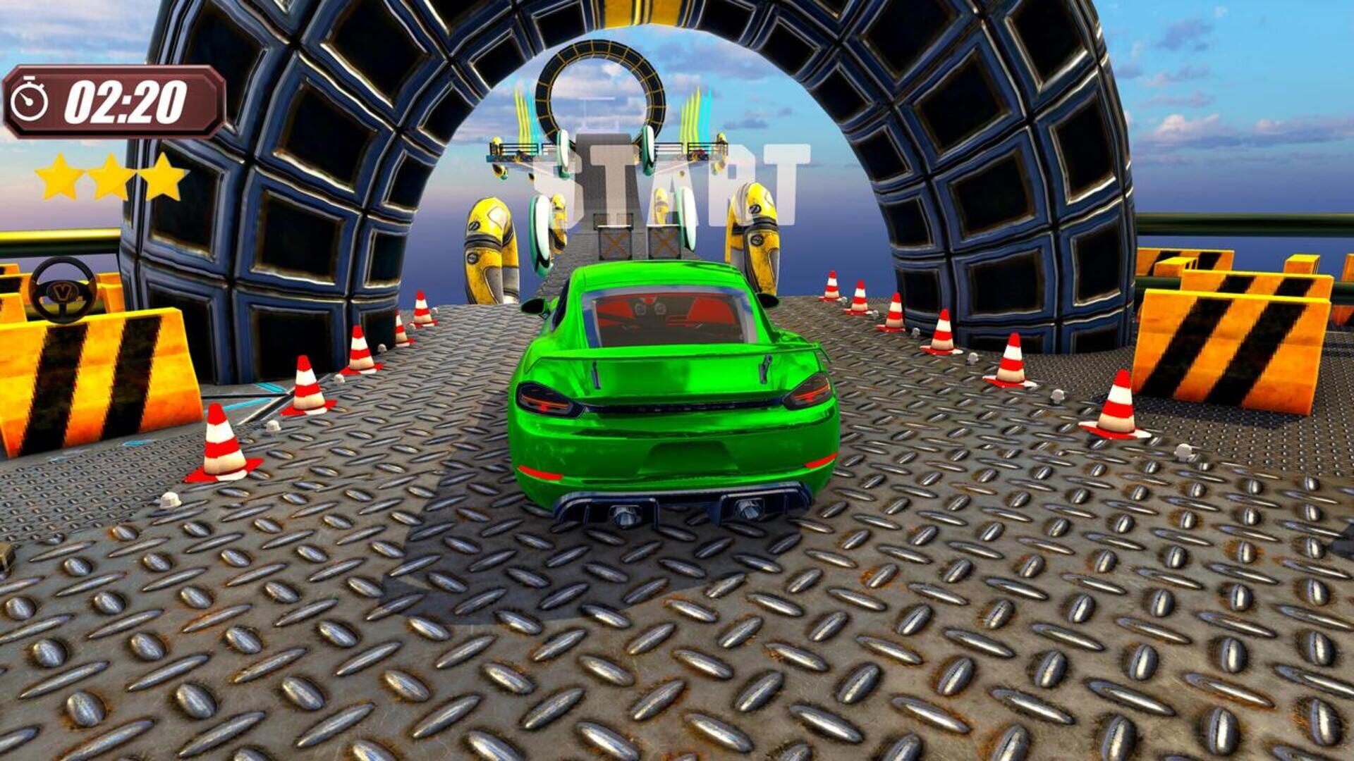 Racing Car Chaos: Extreme Stunt Showdown screenshot 1