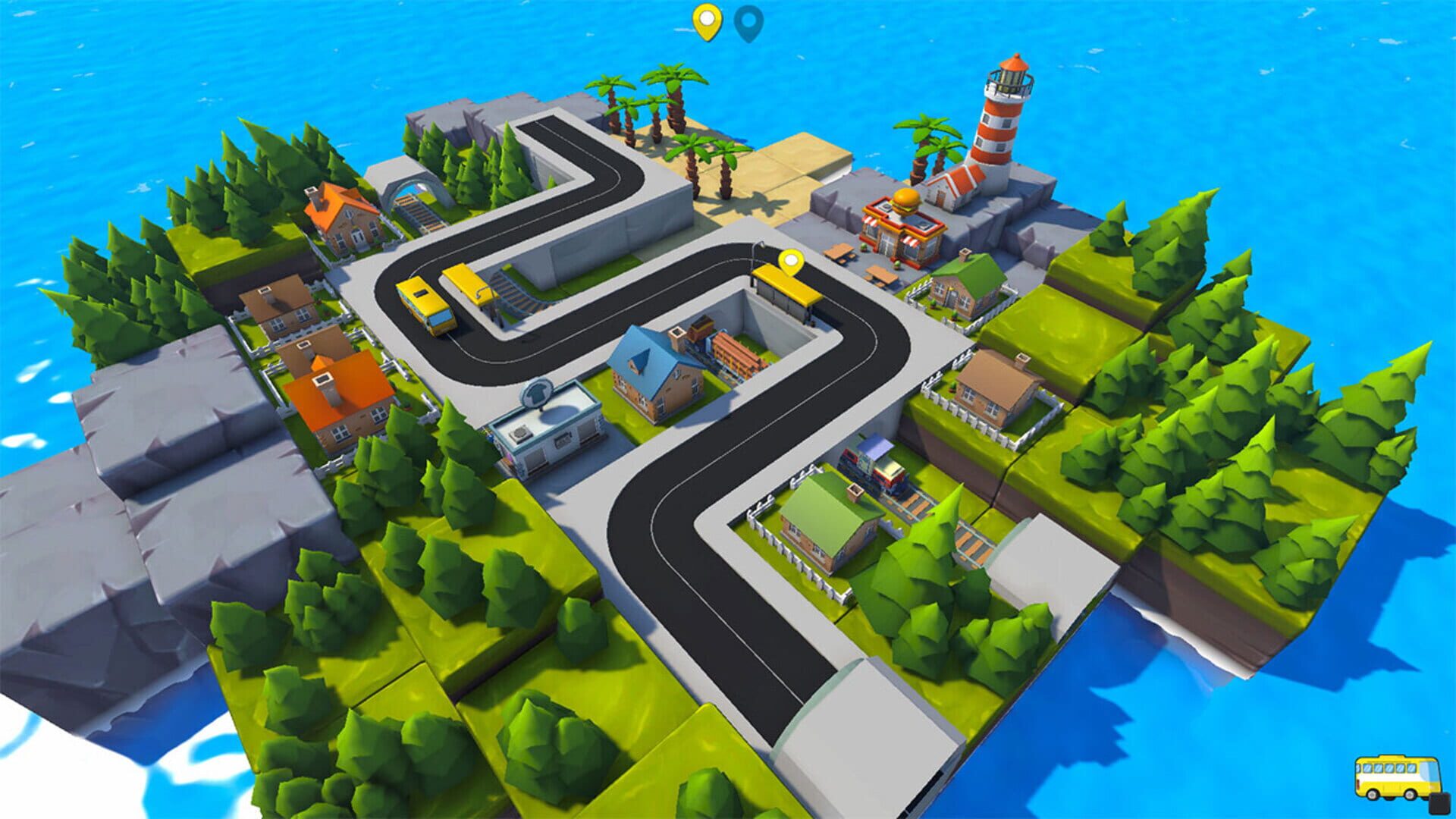 Busway Islands: Puzzle screenshot 1