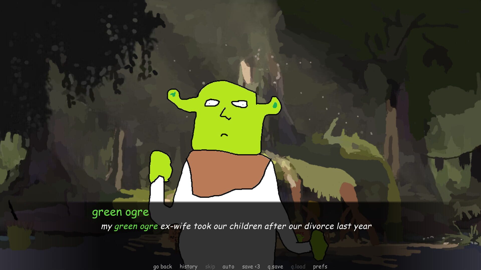 Green Ogre Gives You Terrible Life Advice and Dies screenshot 1