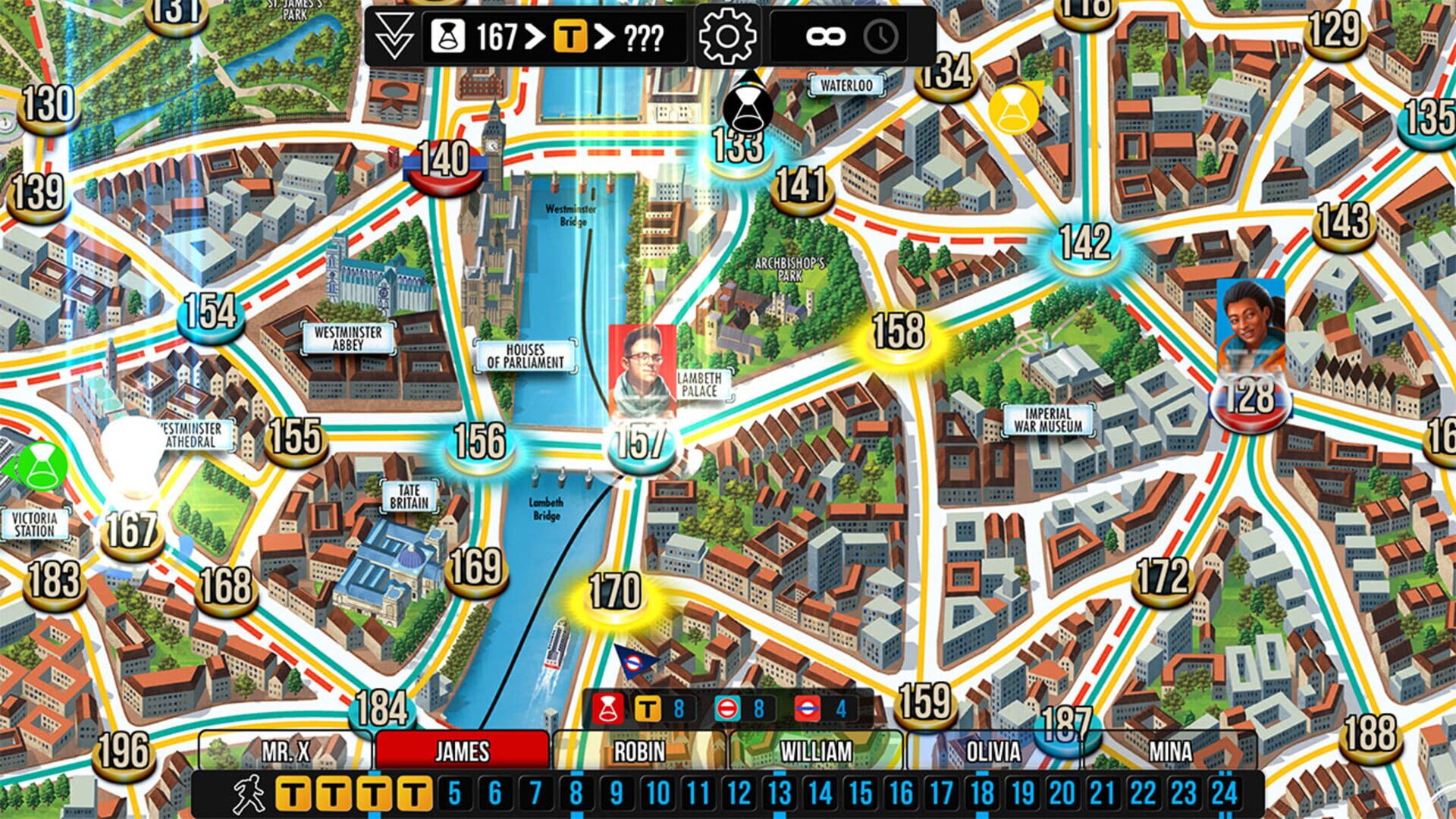 Scotland Yard: Hunting Mister X screenshot 1
