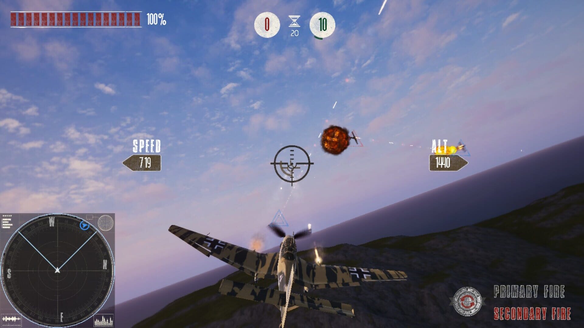 World War II: Airplanes Battle screenshot 1