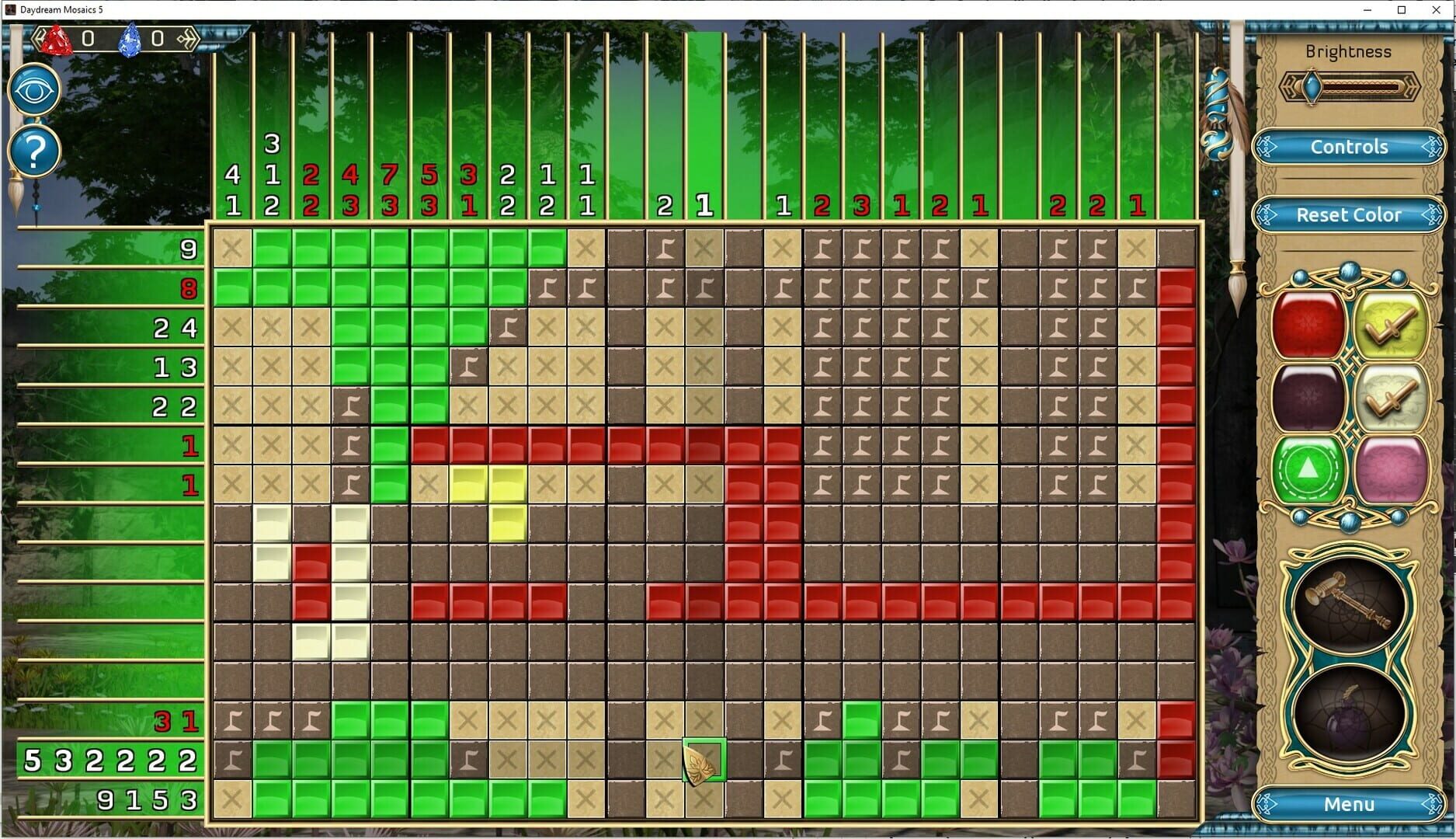 Daydream Mosaics 5: Crimson Veil screenshot 1