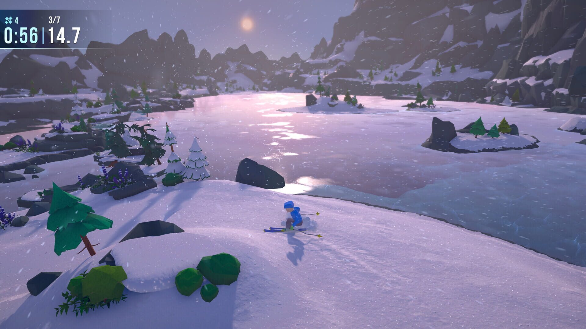 Lonely Mountains: Snow Riders screenshot 1