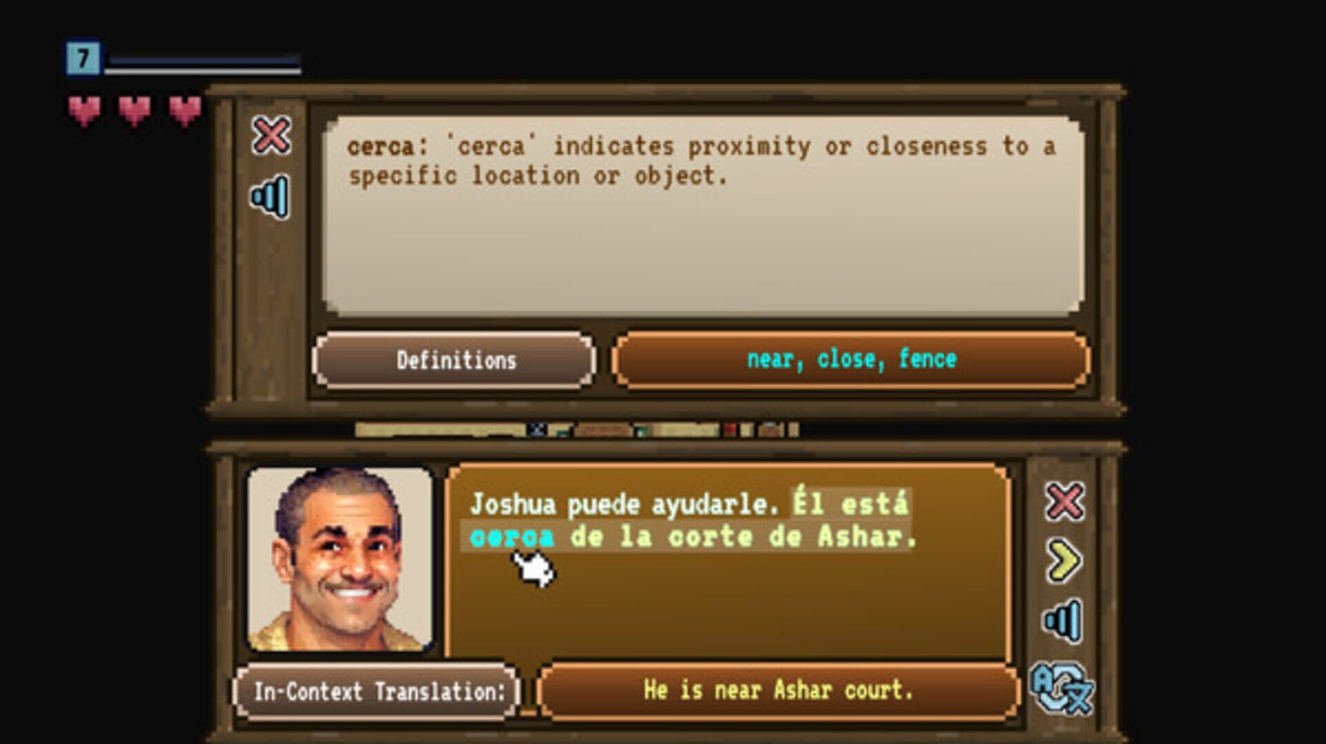 Newcomer: A Language Learning RPG screenshot 1