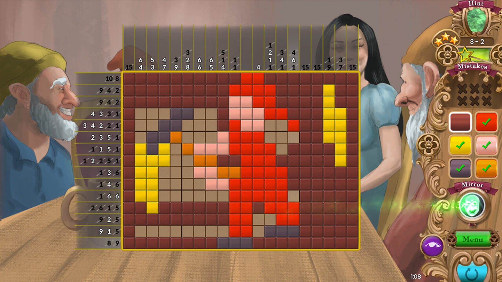 Fables Mosaic: Snow White and the Seven Dwarfs screenshot 1