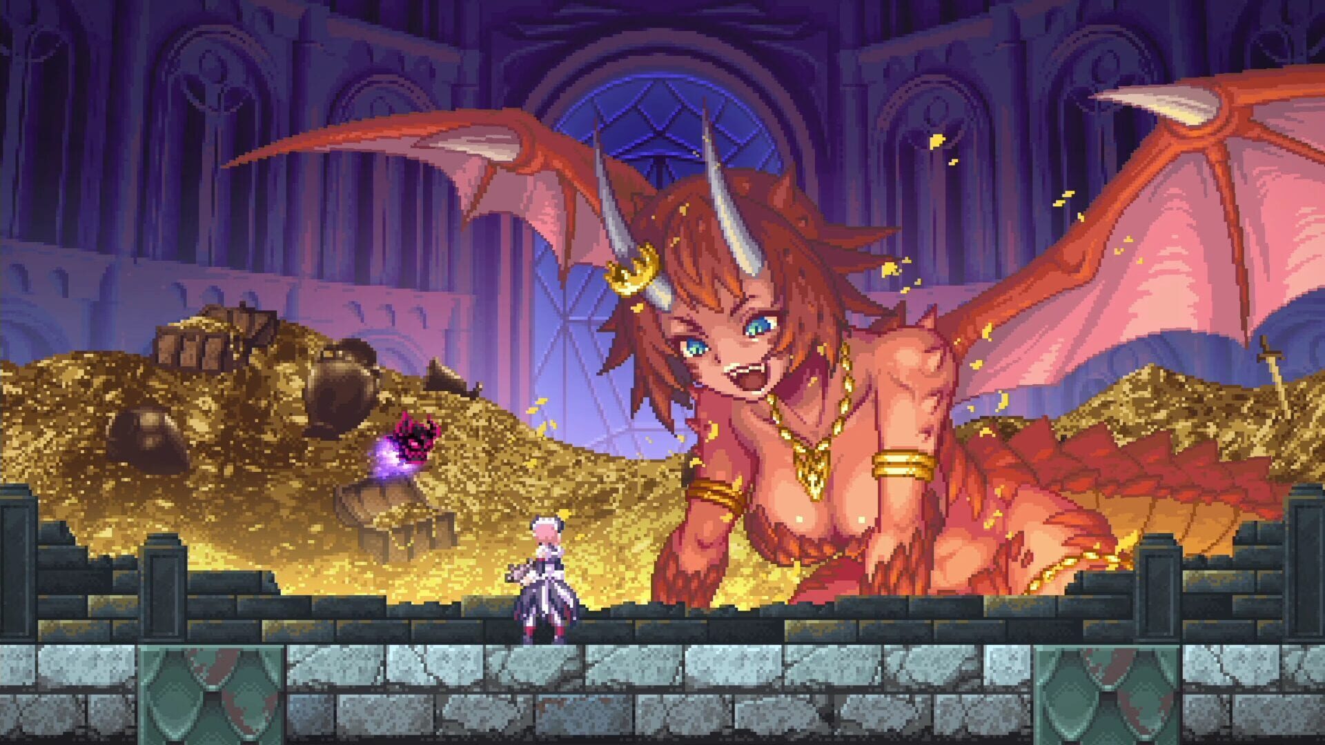 Gal Guardians: Servants of the Dark screenshot 1
