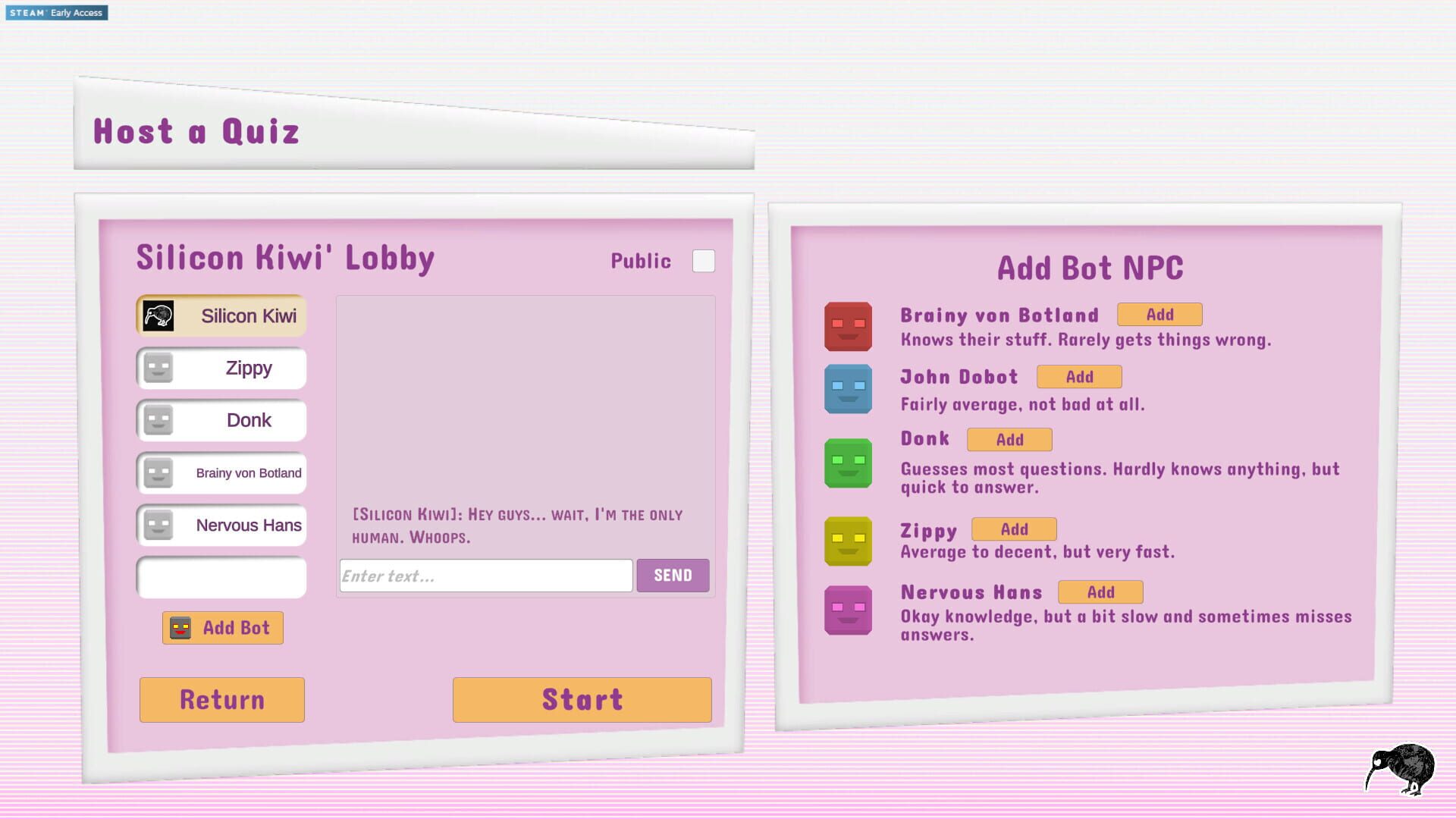Robot Trivia Funtime screenshot 1