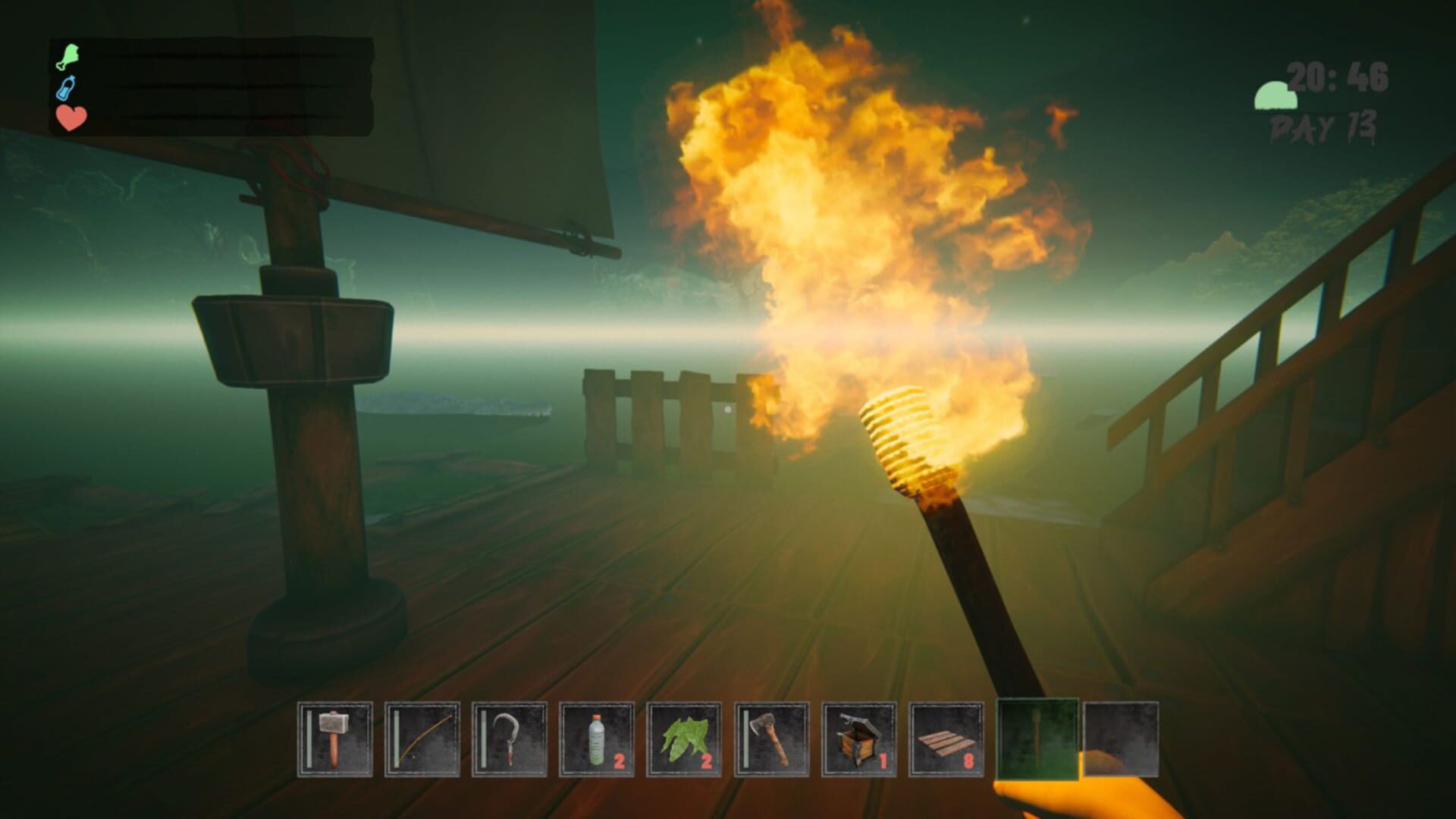 Survival Float Simulator: Crocodile Waters Craft, Raft, Build screenshot 1